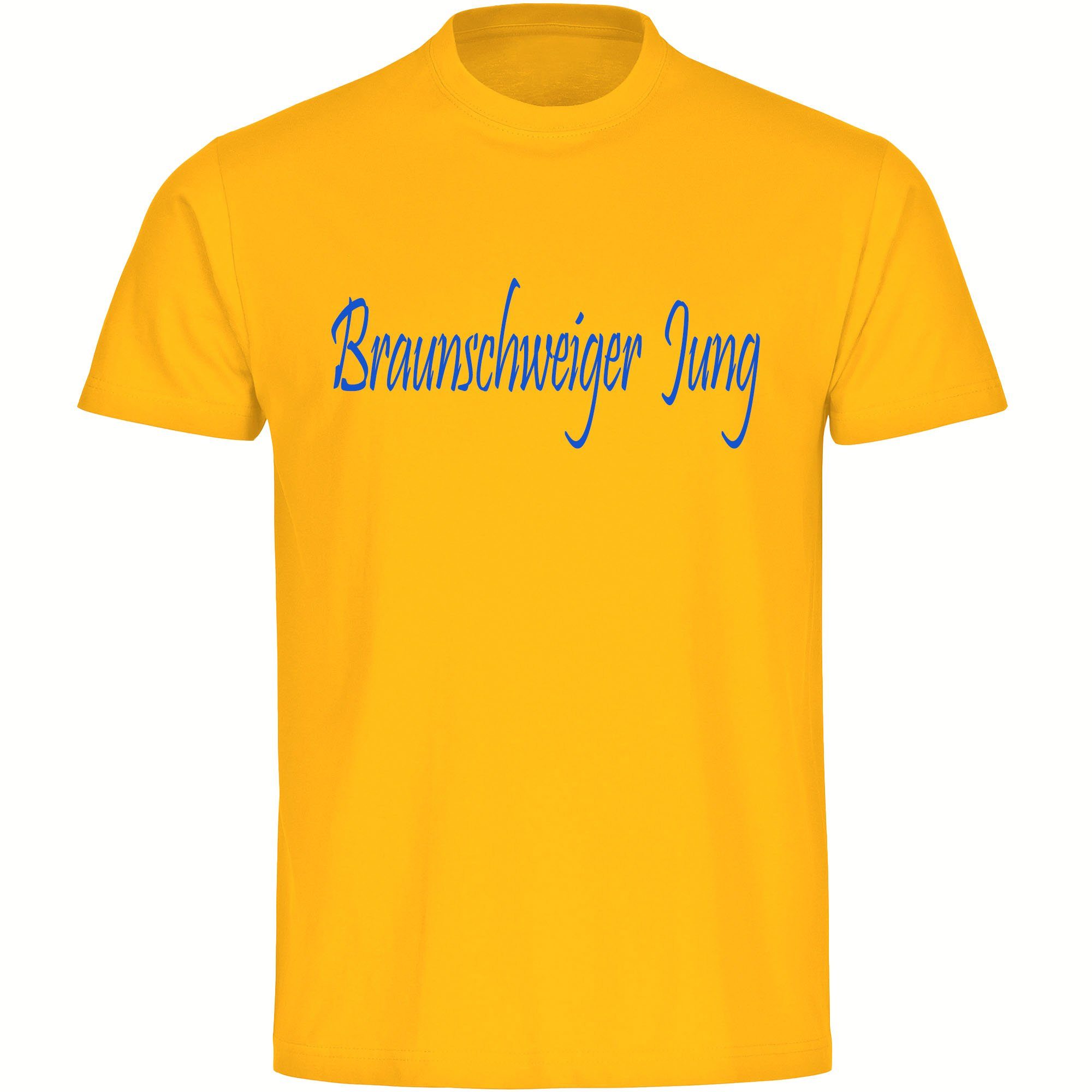 multifanshop T-Shirt Herren Braunschweig - Braunschweiger Jung - Männer