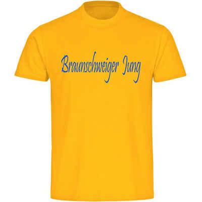 multifanshop T-Shirt Herren Braunschweig - Braunschweiger Jung - Männer