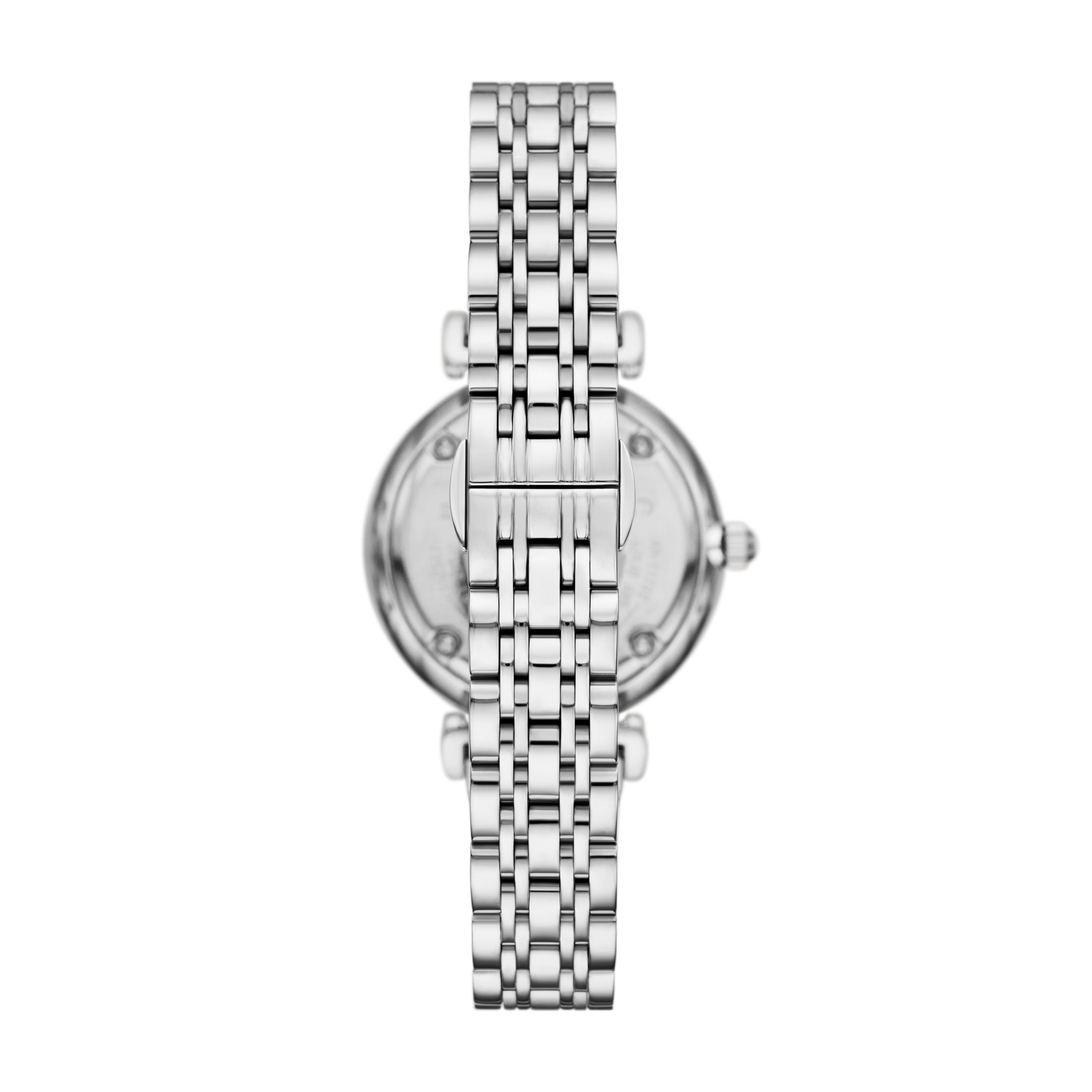 Emporio Armani Quarzuhr AR11701, Armbanduhr, Damenuhr, Edelstahlarmband, analog, Glassteine