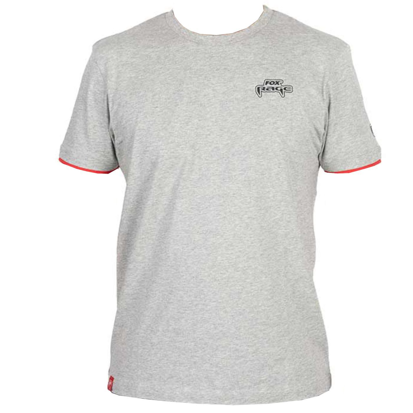 Fox Rage T-Shirt Fox Rage Voyager Tee Light Grey - T-Shirt, Angelshirt