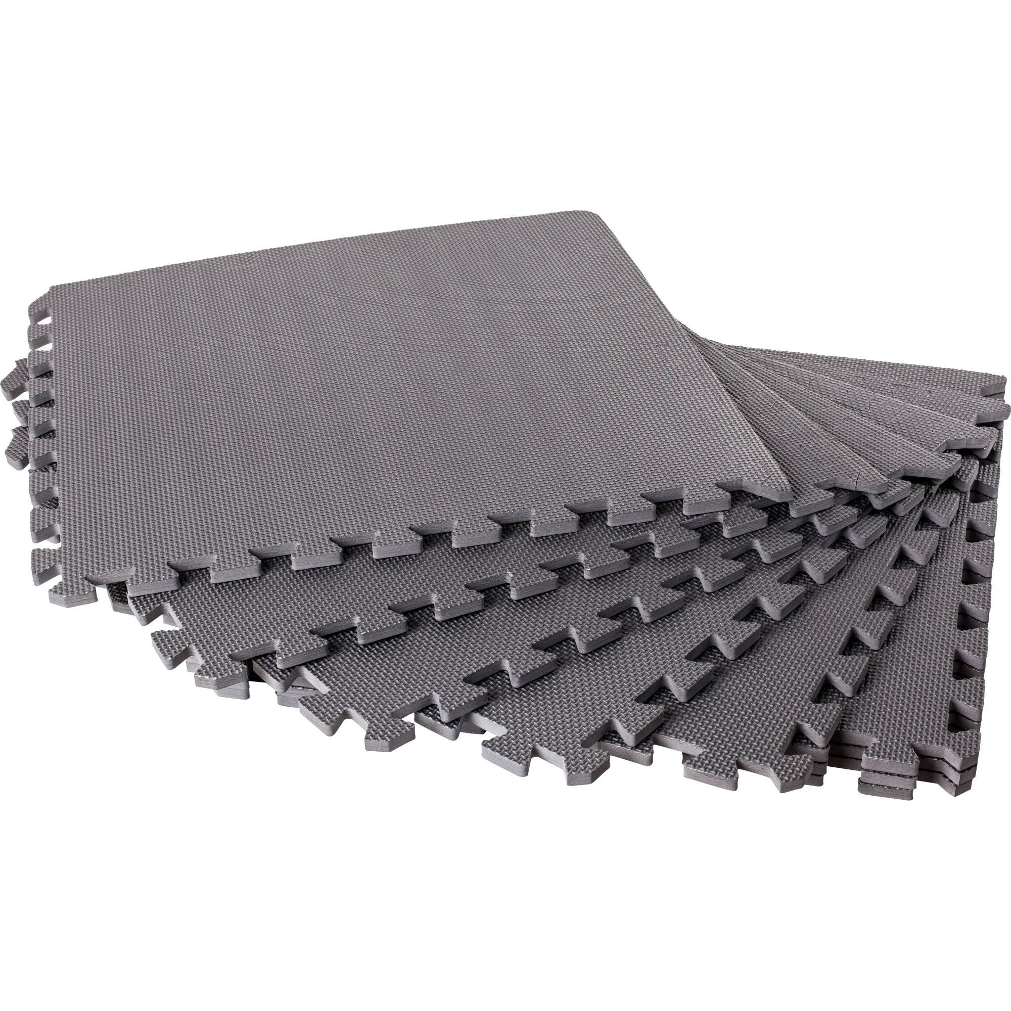 SUMMER FUN Bodenschutzmatte Bodenschutzmatten, grau, 500x500x8mm (8 Stück im S, Komplett-Set, 8-St.