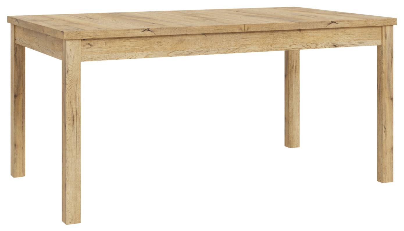 FORTE Esstisch Esstisch Ausziehtisch SOLLETICO 160-207 cm Bartex-Eiche Nachbildung (1x Esstisch)