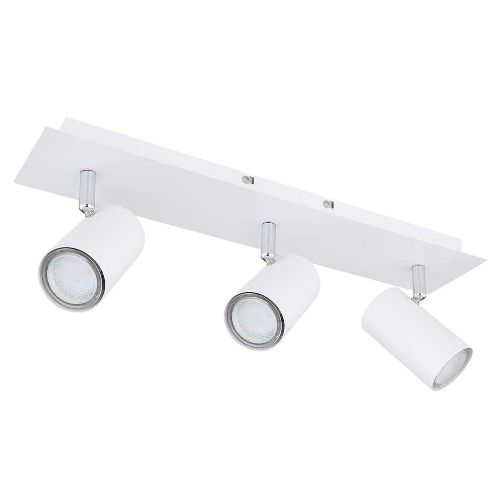 etc-shop LED Deckenspot, Leuchtmittel nicht Spotleiste Wohnzimmerlampe Deckenstrahler 3-flammig Deckenlampe inklusive