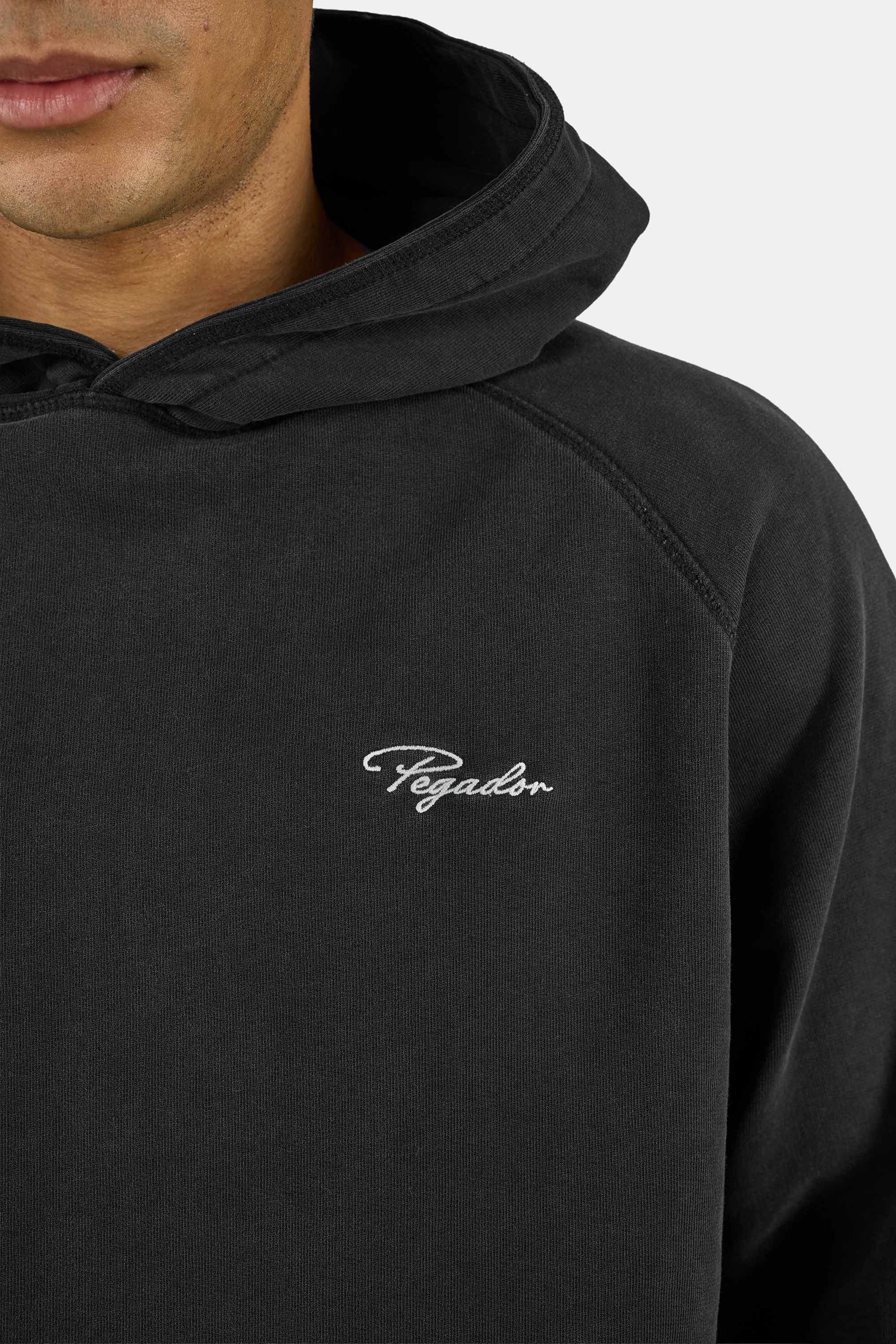 PEGADOR Kapuzensweatshirt Signar Terry Raglan Hoodie Baumwollmischung, regular fit