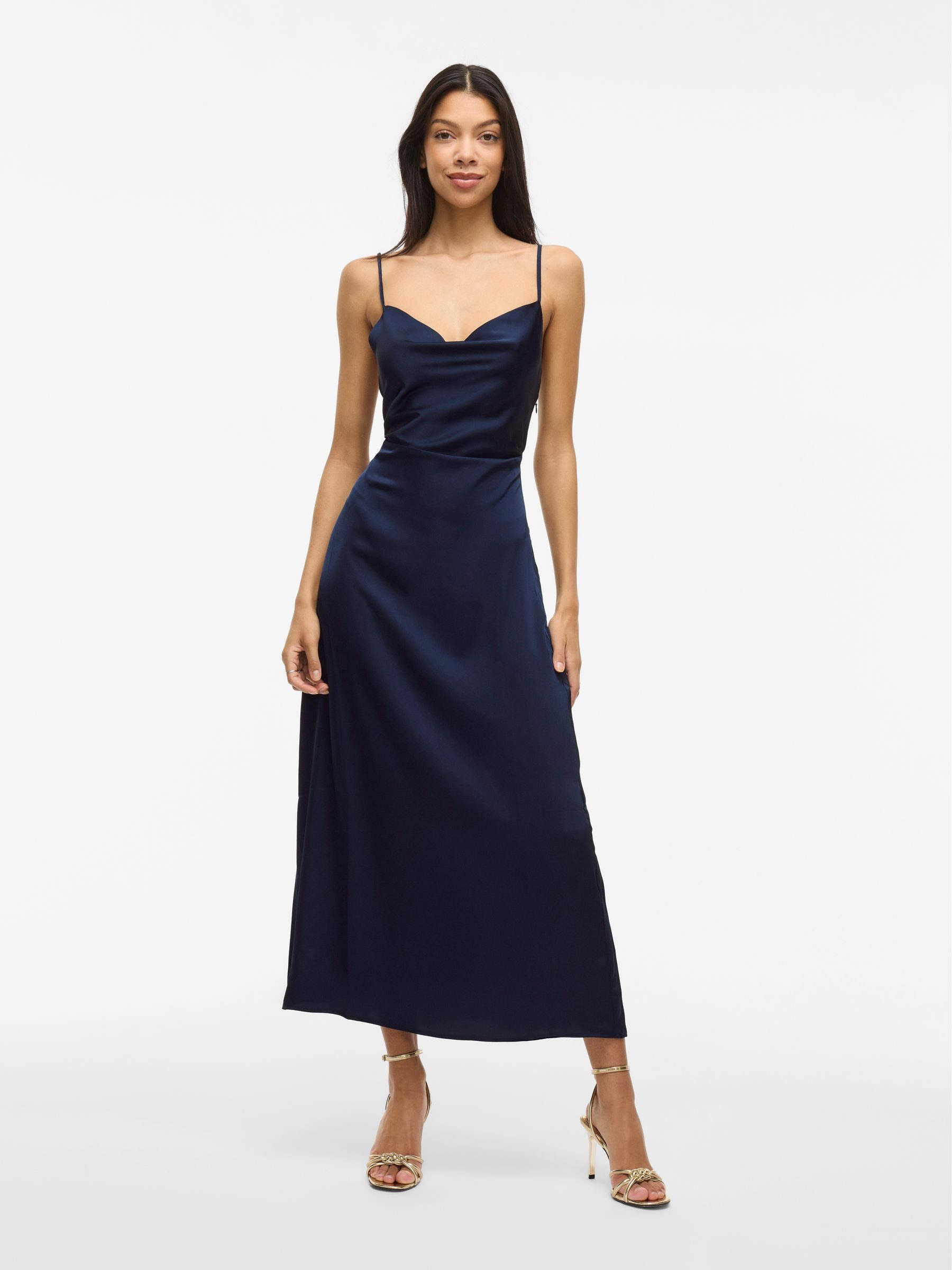 Vila Abendkleid Legeres Satin Slip Dress günstig online kaufen