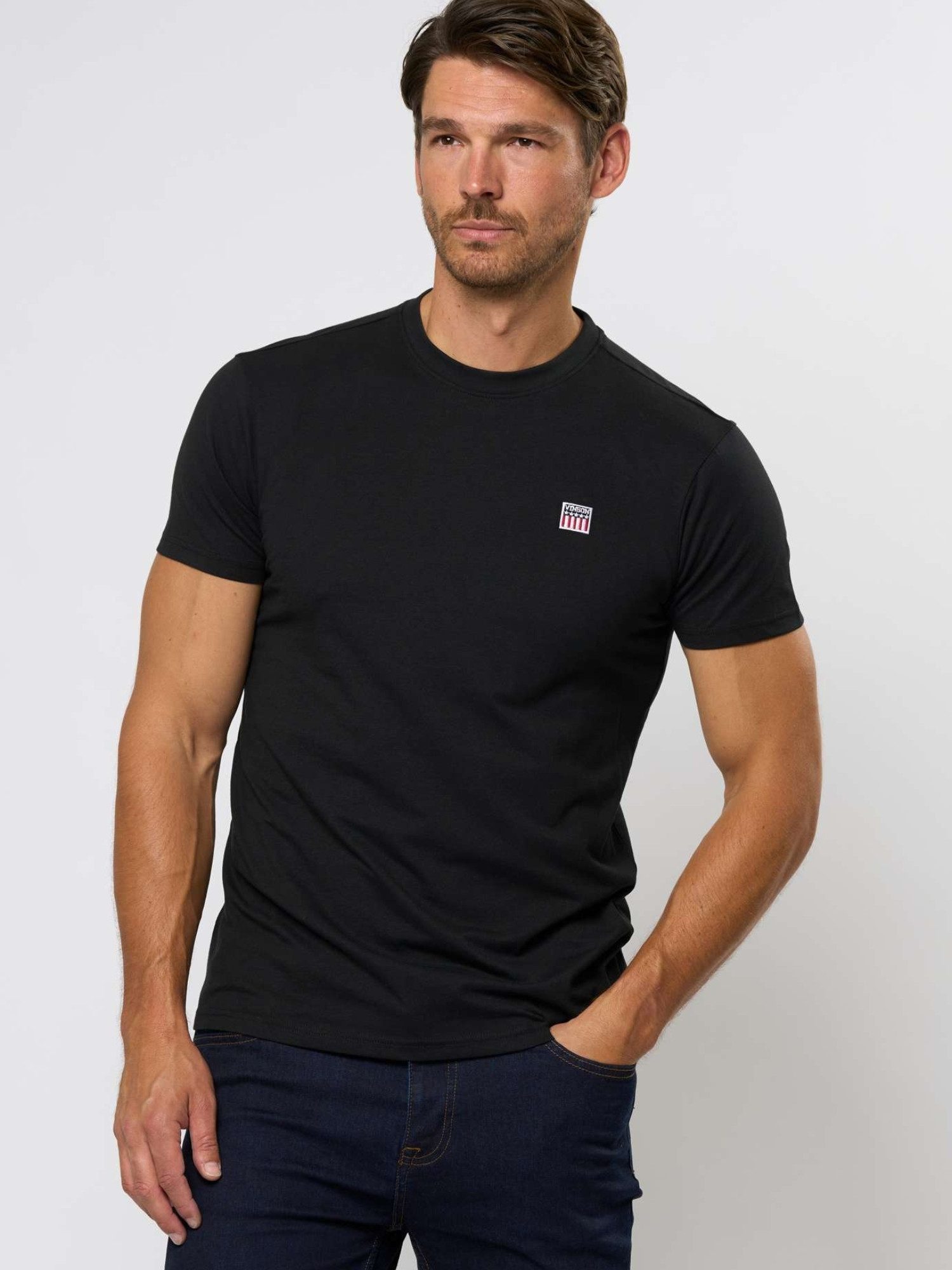 VINSON Kurzarmhemd VINSON 3-pack T-shirt VMMassimo