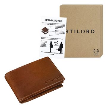 STILORD Geldbörse "Lincoln" Mini Geldbörse RFID Leder Herren