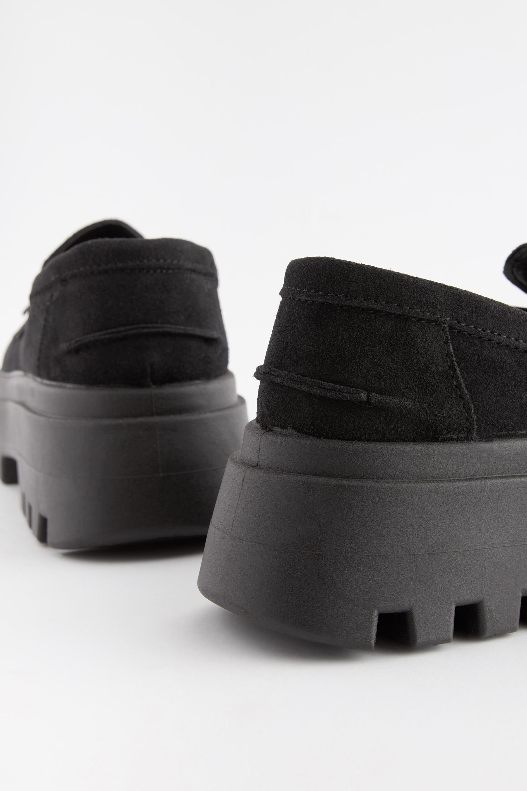 (1-tlg) Comfort® mit Black Leder-Loafer Loafer Next Quaste Forever derbe