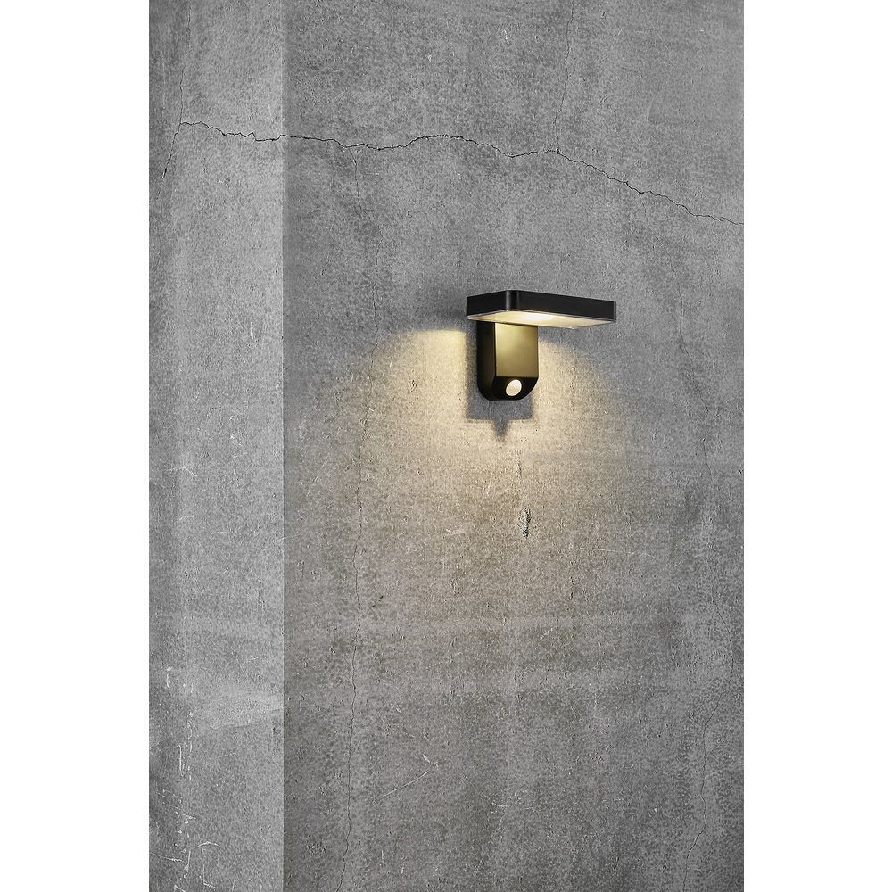 Nordlux Außen-Wandleuchte Nordlux Rica Square 2118161003 Solar-Außenwandleuchte LED LED 5 W Sch