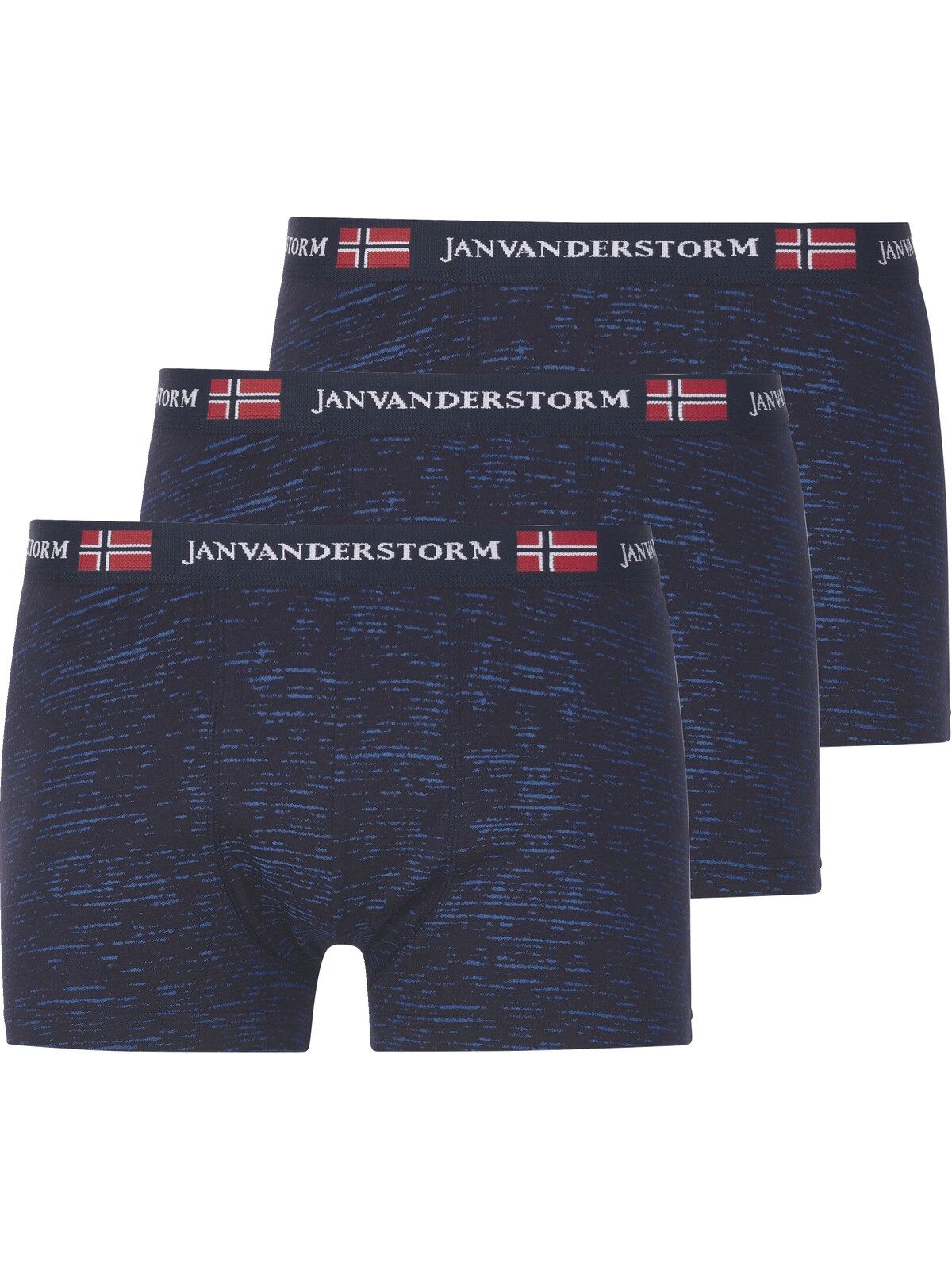 Jan Vanderstorm Slip NORIK (Set, 3-St) im melierten Look günstig online kaufen