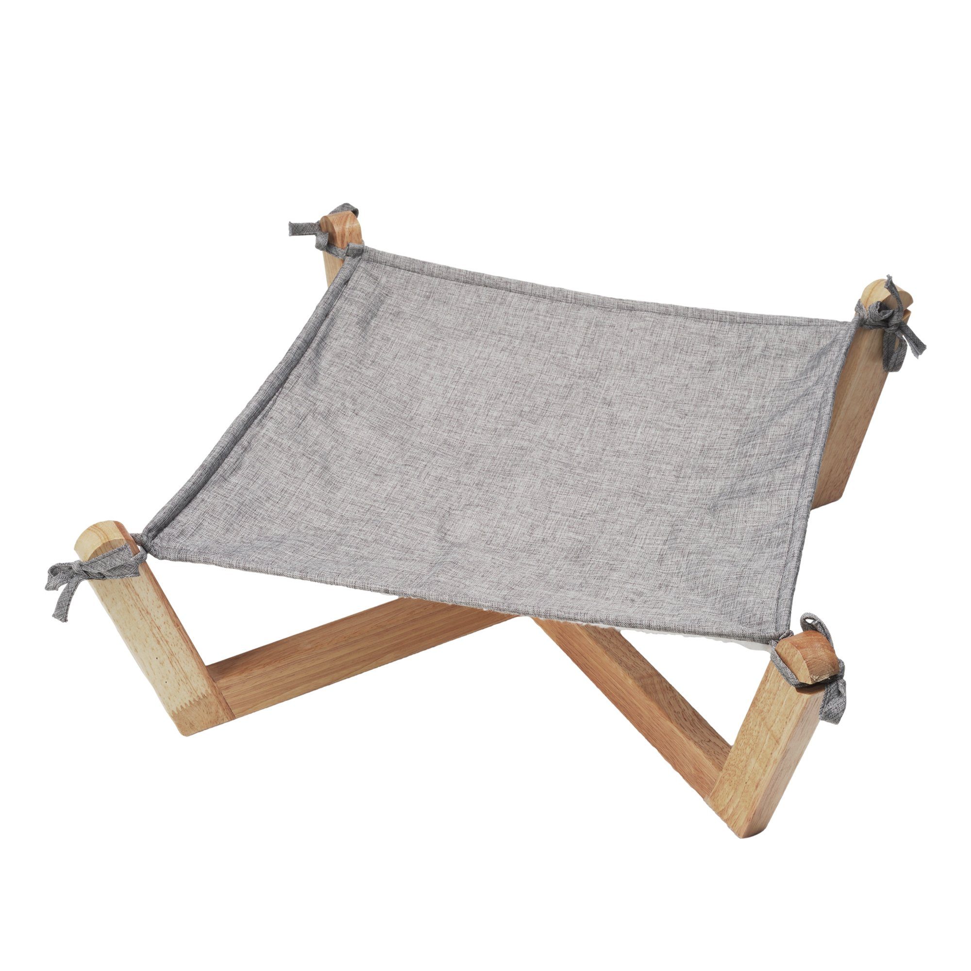 HomeGuru Katzen-Hängematte Katzenbett mit Holzgestell, Hängematte günstig online kaufen