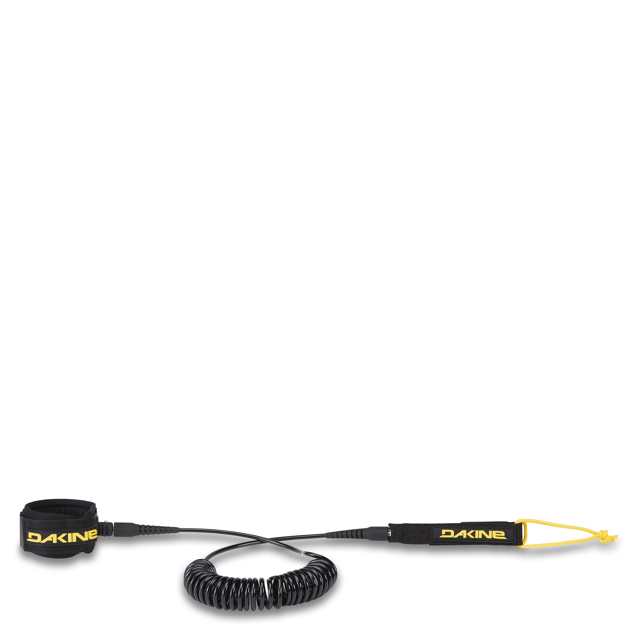 Dakine Schulranzen-Patch Sup Coiled Ankle Leash - Knöchelleine mit Spirale (black/yellow)