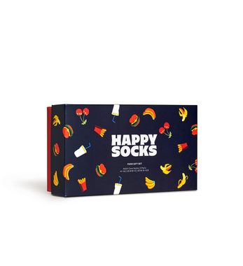 Happy Socks Socken (Box, 3-Paar) Food Gift Set