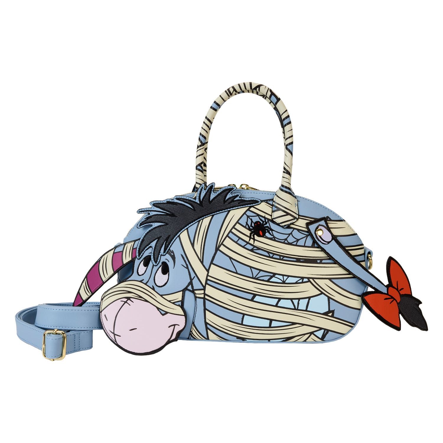 Loungefly Umhängetasche Disney by Loungefly Umhängetasche Winnie the Pooh Sad Clown Eeyore (1-tlg), Leuchtet im dunkeln