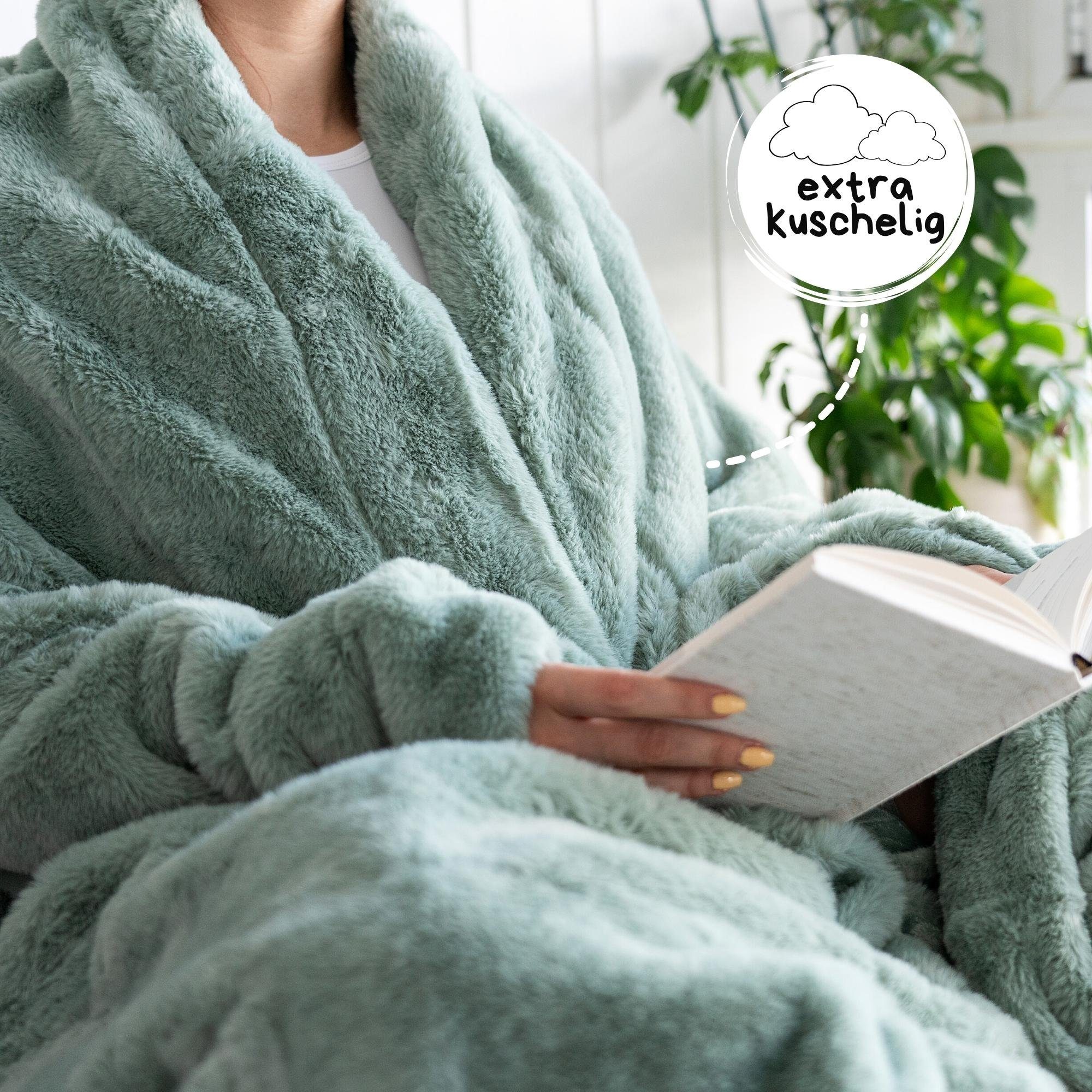 Wohndecke ELIANE, REALLaxx, flauschige XL Sofadecke günstig online kaufen