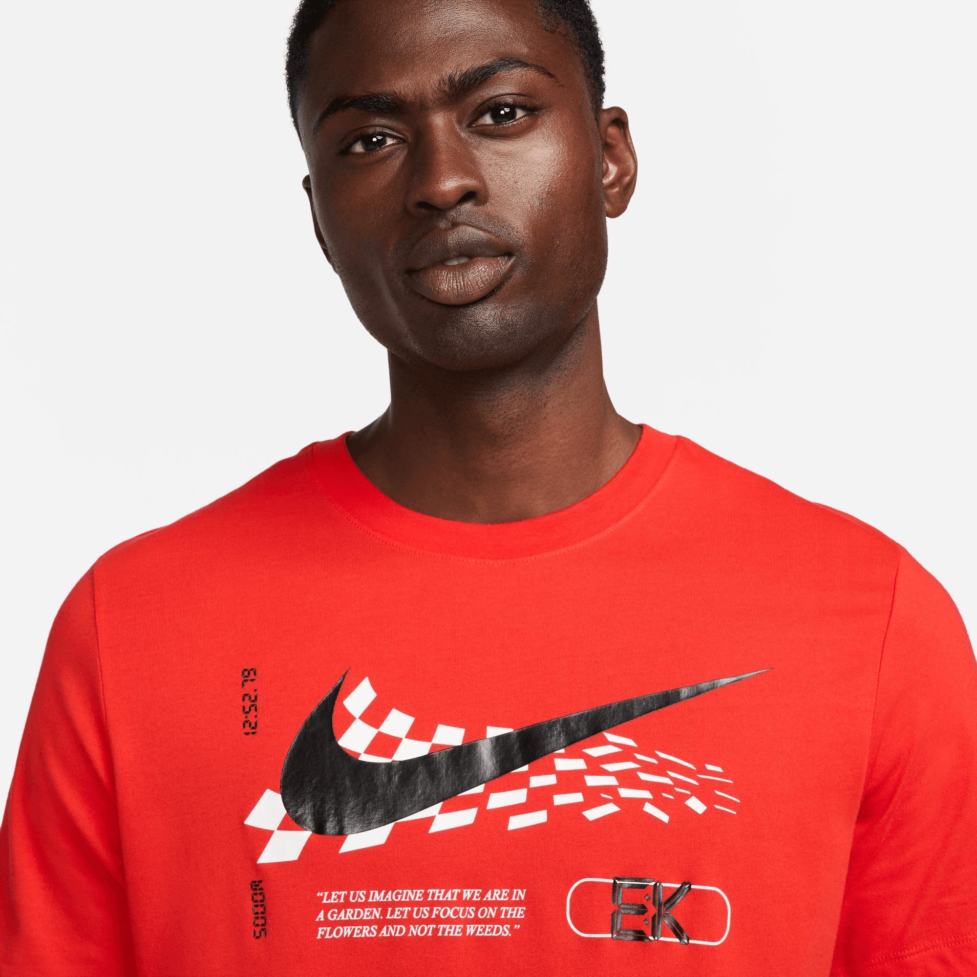 RED MEN'S DRI-FIT CHILE Laufshirt Nike T-SHIRT RUNNING