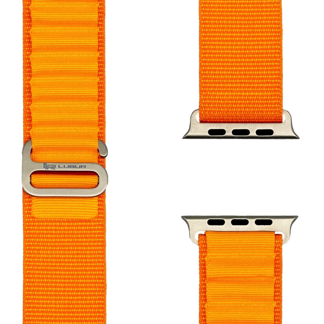 Loop atmungsaktiven Nylon Orange Lubur G-Haken & Alpine Armband Armband, Aus starkem