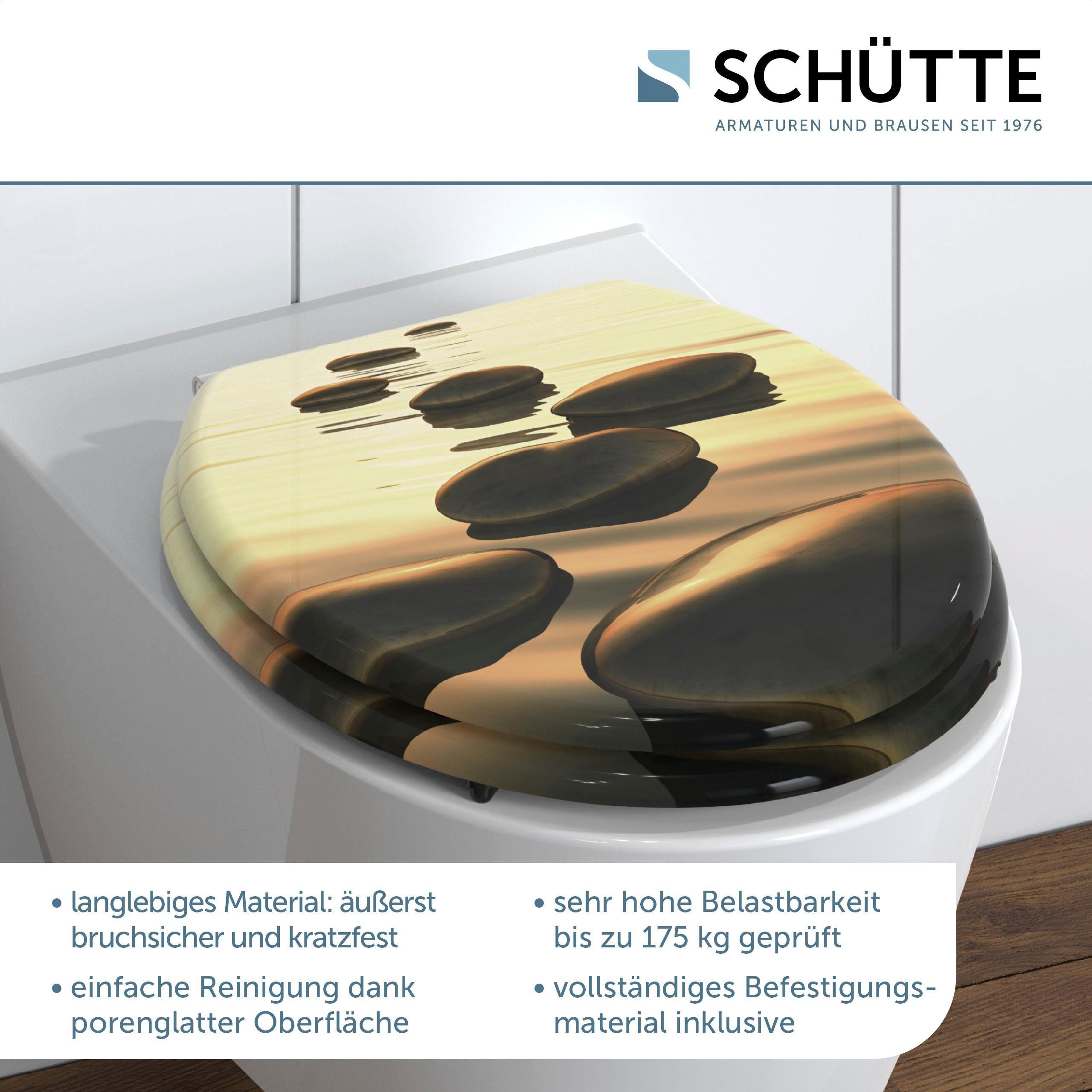 Schütte WC-Sitz Sea Stone, MDF-Holzkern günstig online kaufen