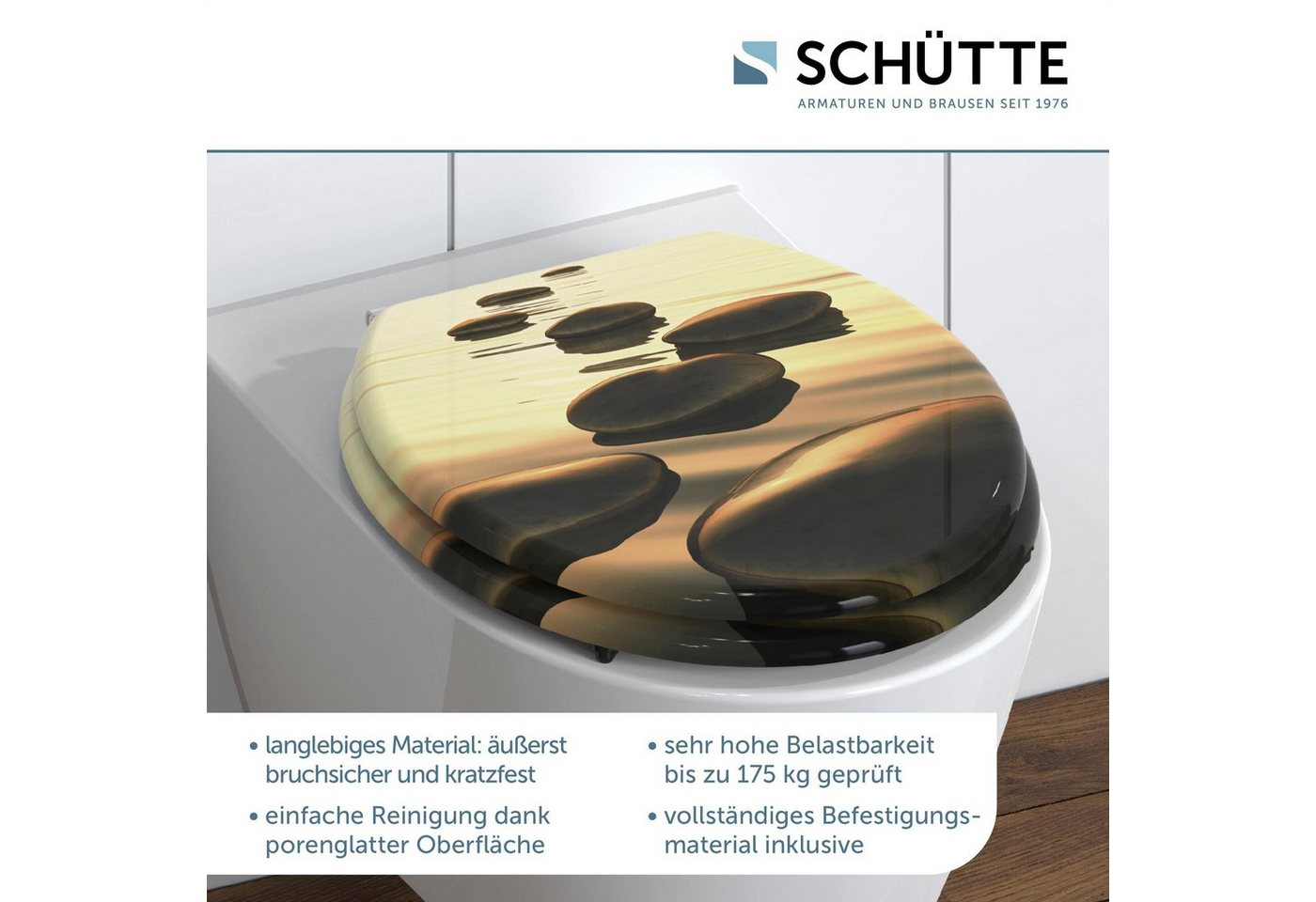 Thumbnail - Schütte WC-Sitz Sea Stone, MDF-Holzkern