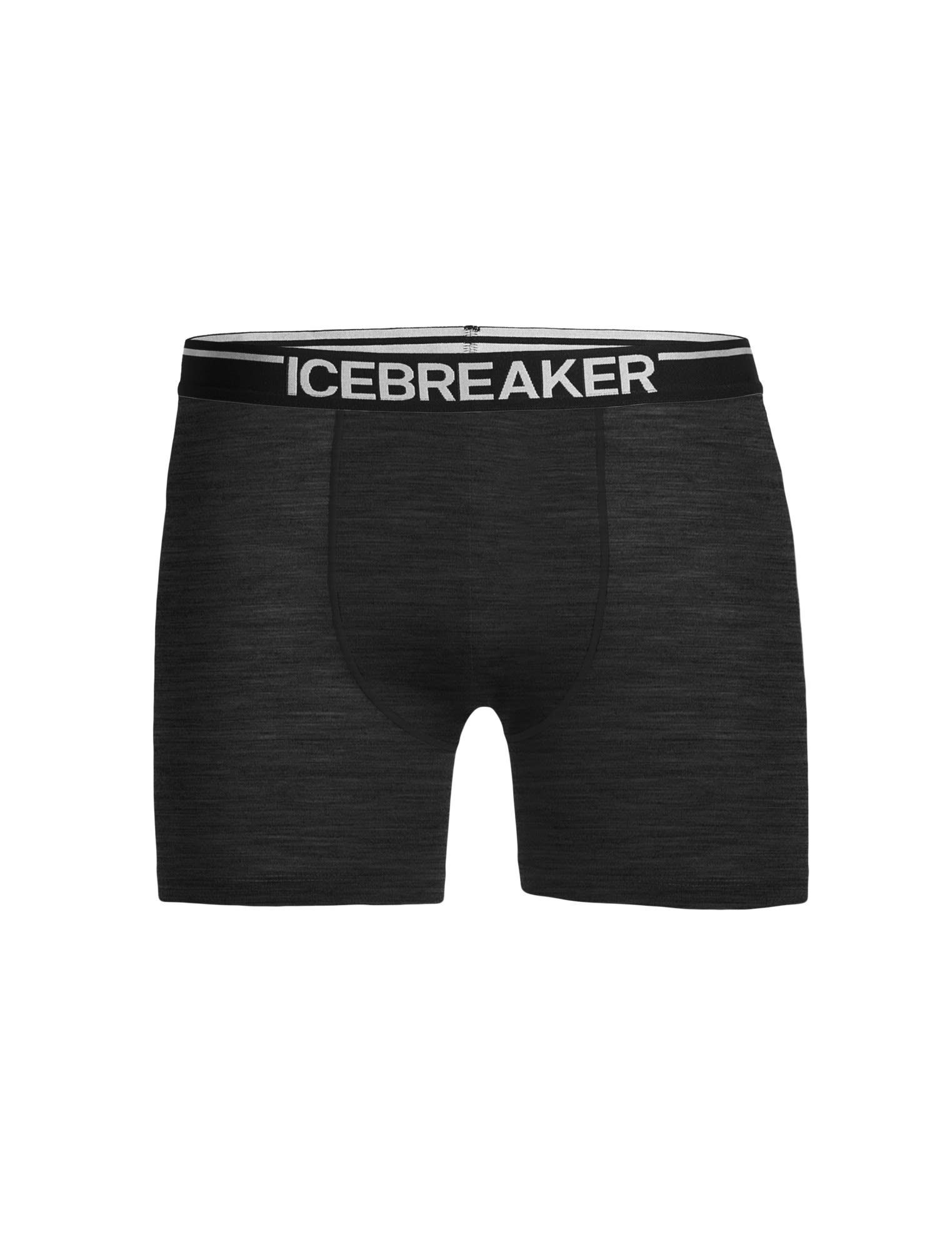 Lange Anatomica Icebreaker Icebreaker Herren M Kurze HTHR Boxers Grey Unterhose