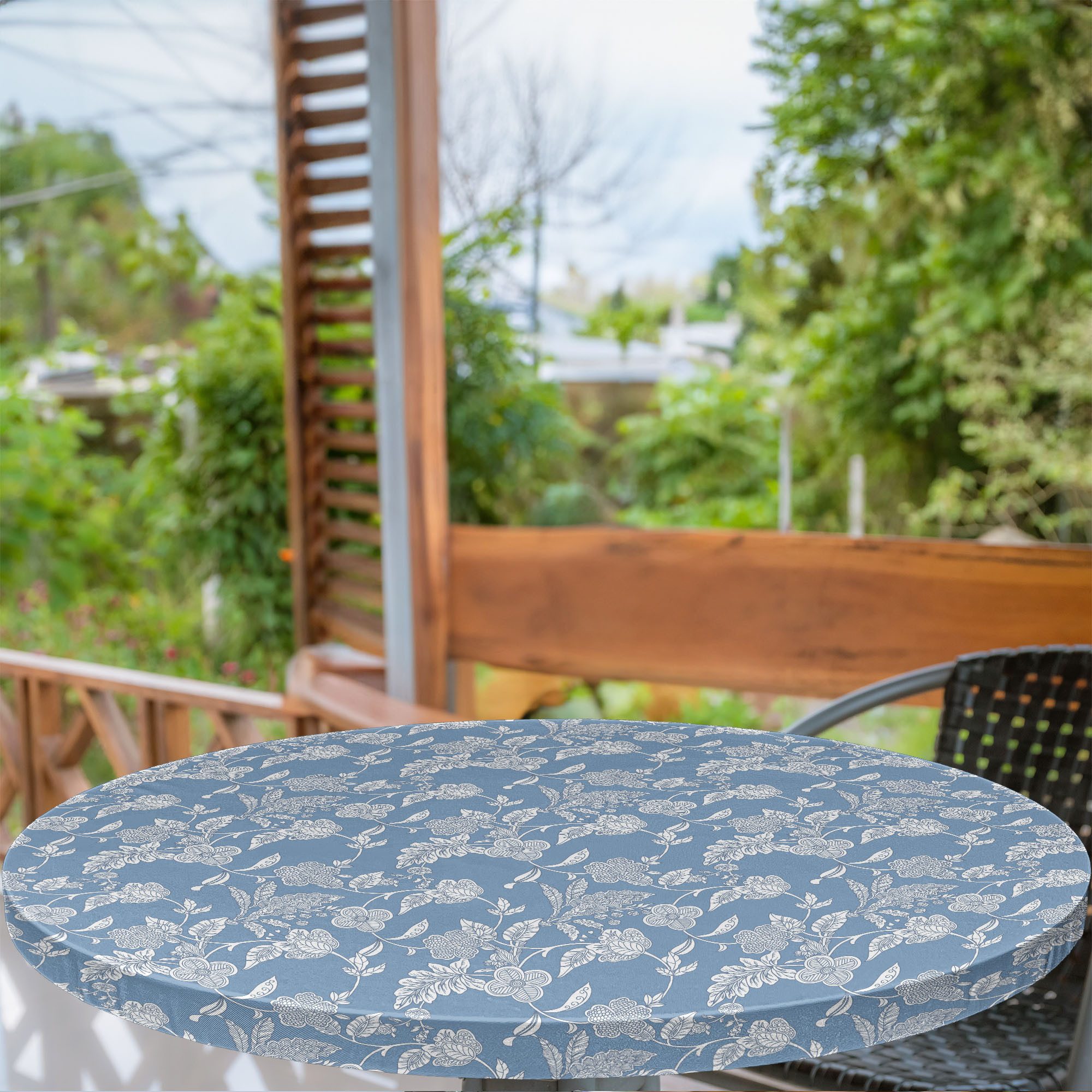 Abakuhaus Tischdecke Rundum-elastische Stofftischdecke, Blau und günstig online kaufen