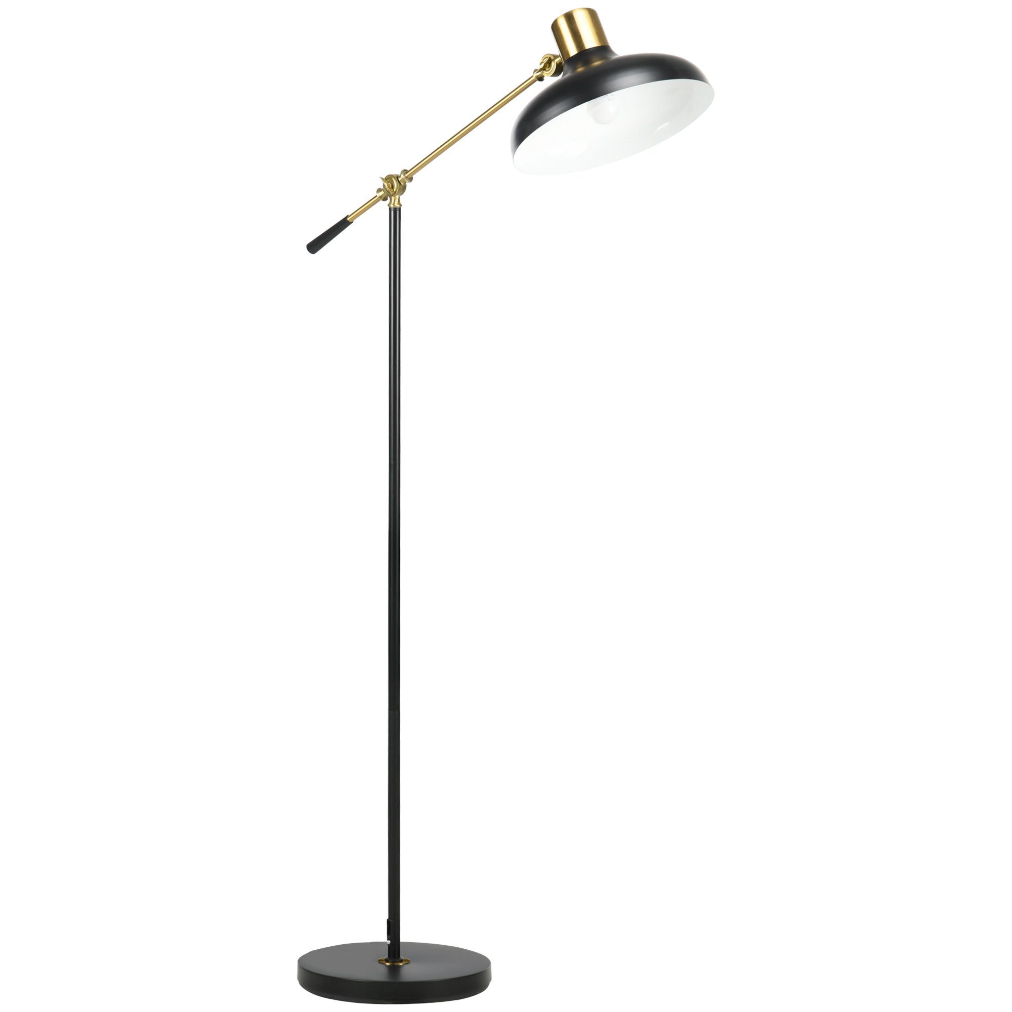 Stehlampe 40 W schwenkbar Stehleuchte, Bogenlampe, Leselampe