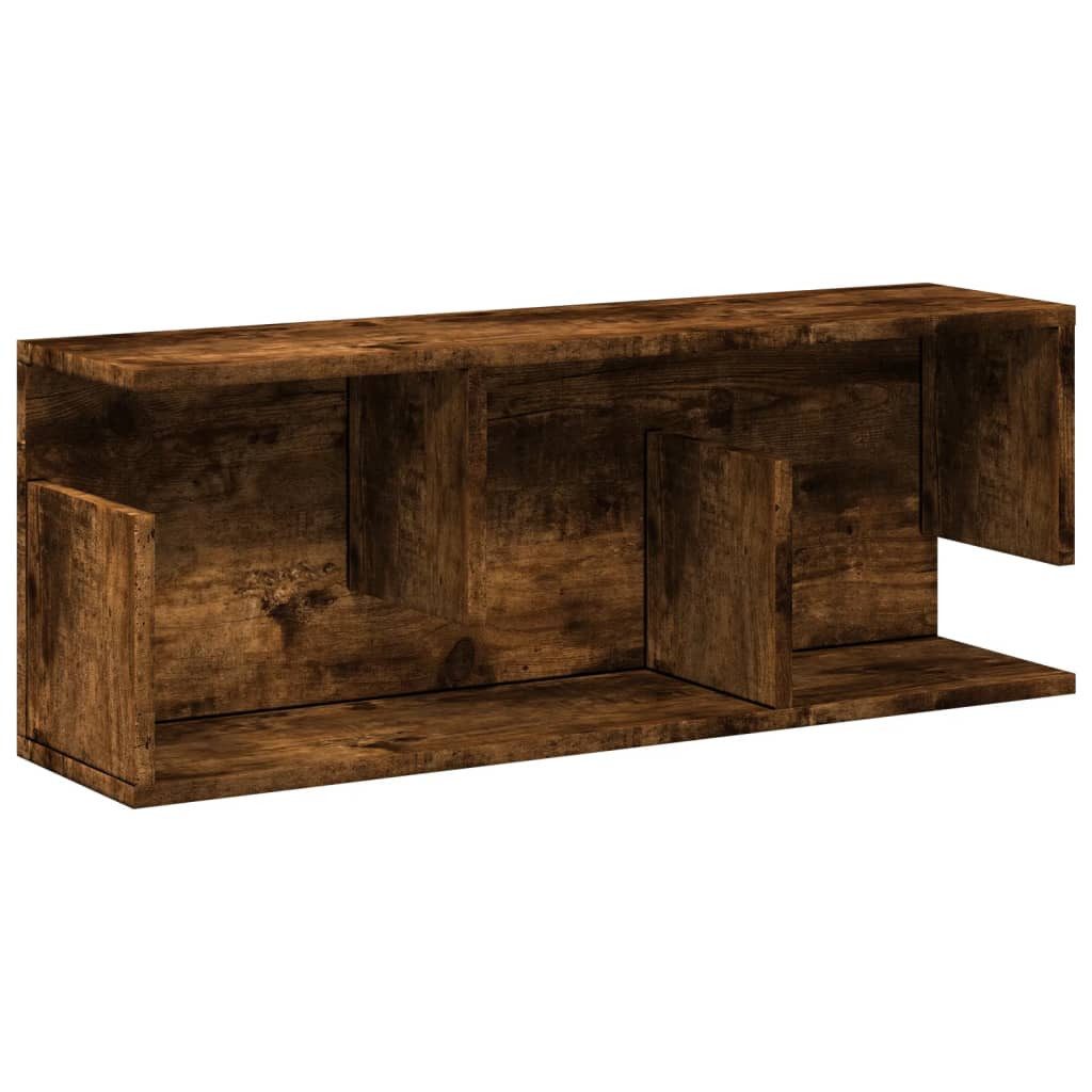 vidaXL Regal Wandschrank 80x20x30 cm Räuchereiche günstig online kaufen