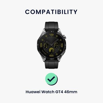 kwmobile Uhrenarmband Armband für Huawei Watch GT4 46mm, Ersatzarmband Fitnesstracker - Fitness Band Silikon