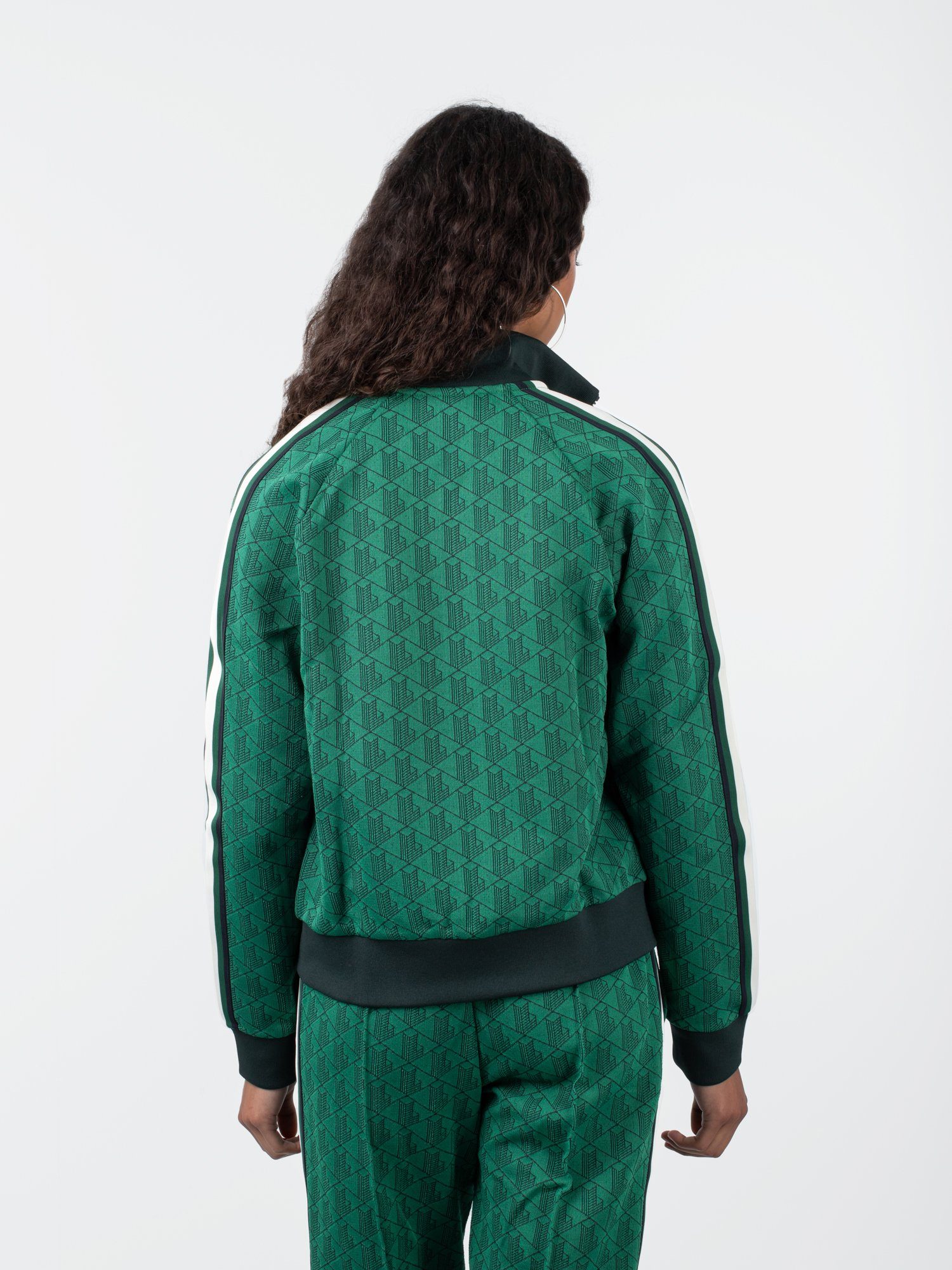 Lacoste Sweatjacke Monogram Zip-Sweatshirt Lacoste