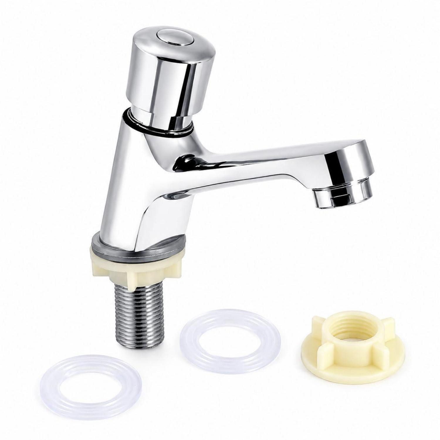 LuxusKollektion Waschtisch Waschtischmischer Zeitverzögerung Chrom 4-6 Sek.
