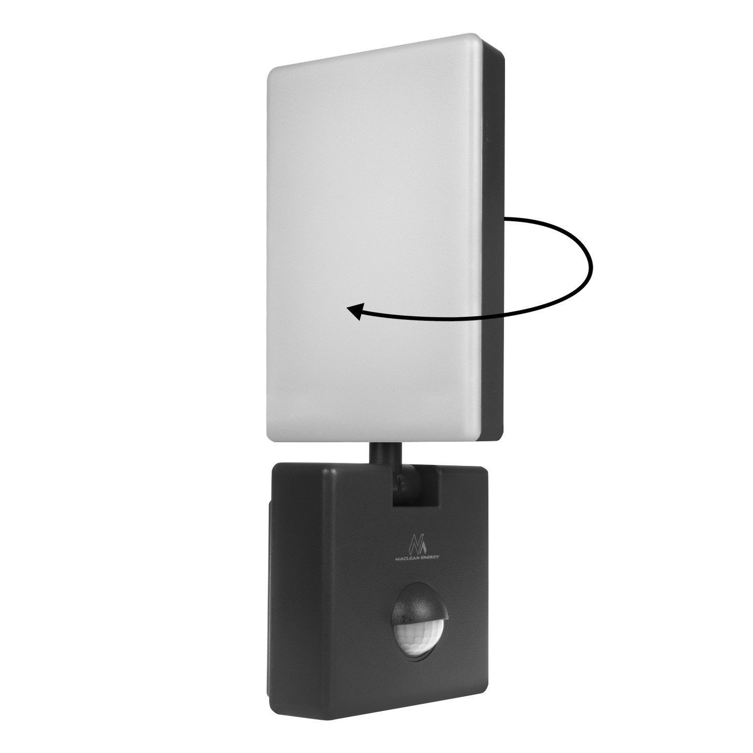 Maclean LED Außen-Wandleuchte MCE516 rechteckige Wandlampe mit Bewegungsmelder, LED fest integriert, neutralweiß, 10 W 800 lm IP65 für Garten, Terrasse und Haus – Bild 5 von 5