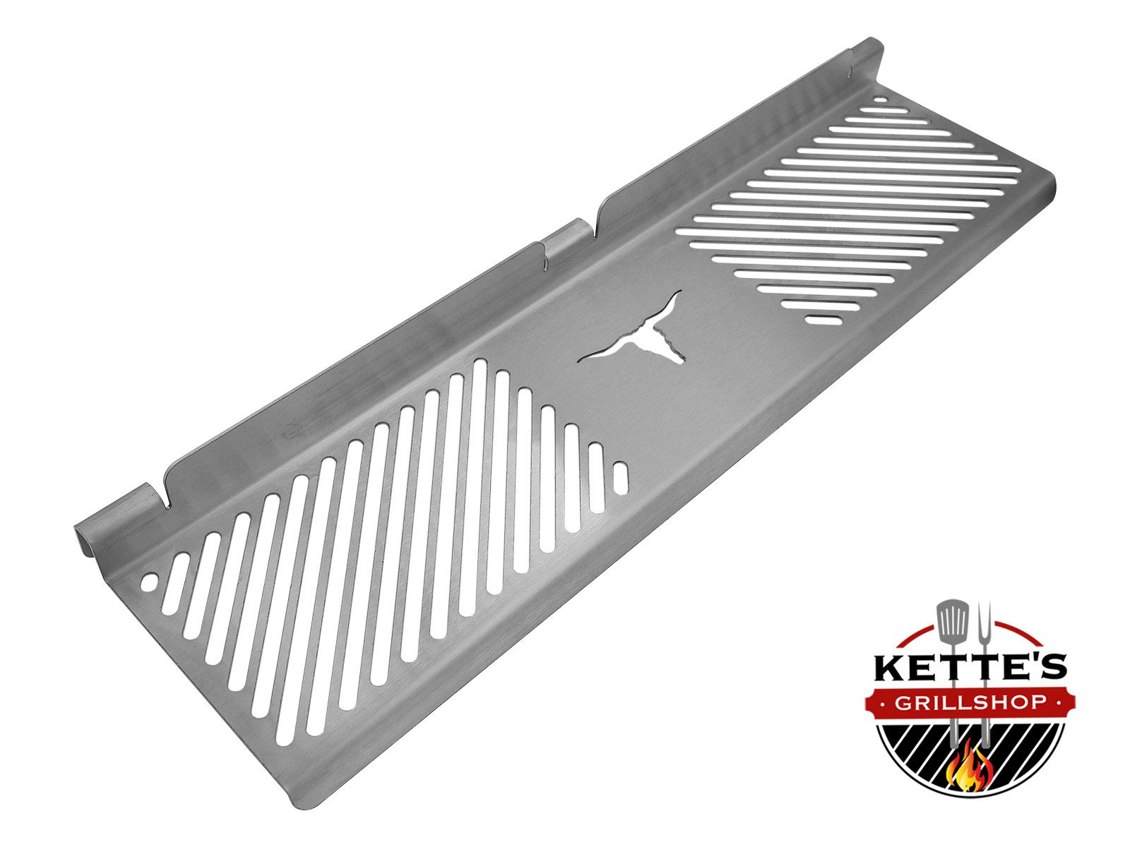 Kette´s Grillzubehör Warmhalte-Grillrost Edelstahl-Warmhalterost kompatibel mit Gasgrills von Weber, Rostfrei