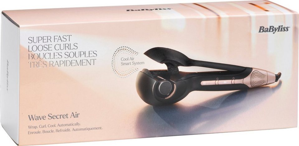 BaByliss Lockenstyler Wave Secret Air C1900E, Keramik-Beschichtung