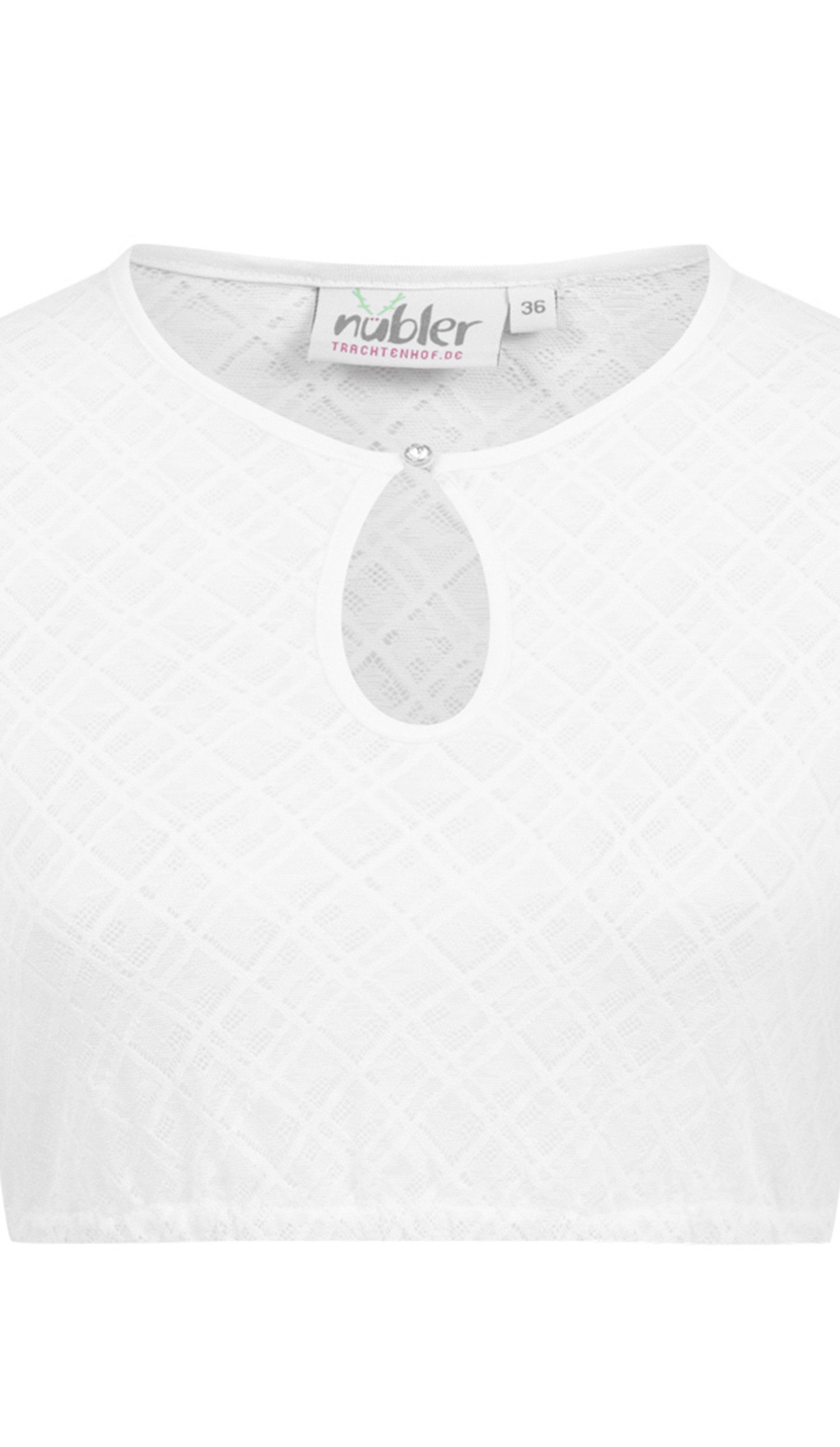 Nübler Dirndlbluse Dirndlbluse Anni in Cremeweiß von Nübler