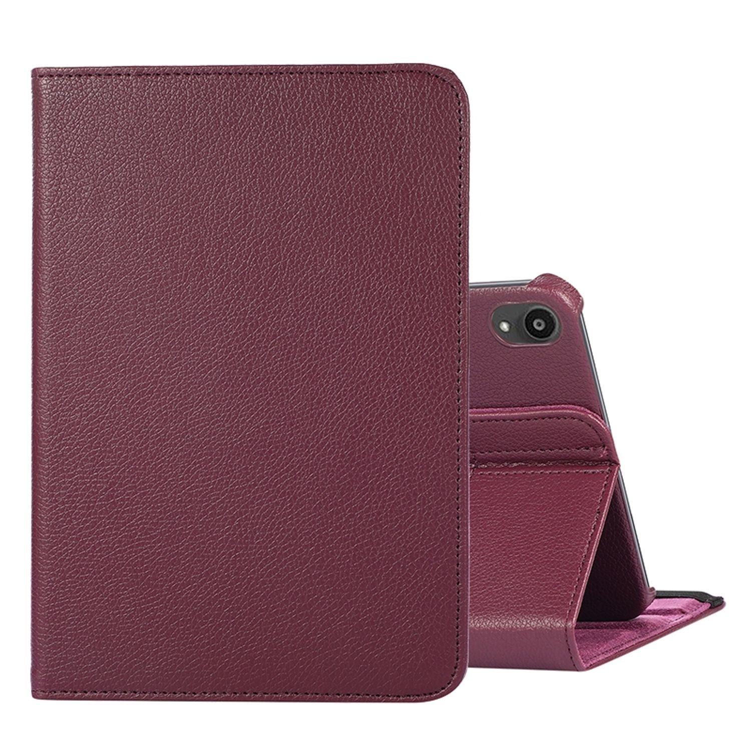 König Design Tablet-Hülle Apple iPad mini 6, Tablethülle für Apple iPad mini 6 Schutztasche Wallet Cover 360 Case Etuis