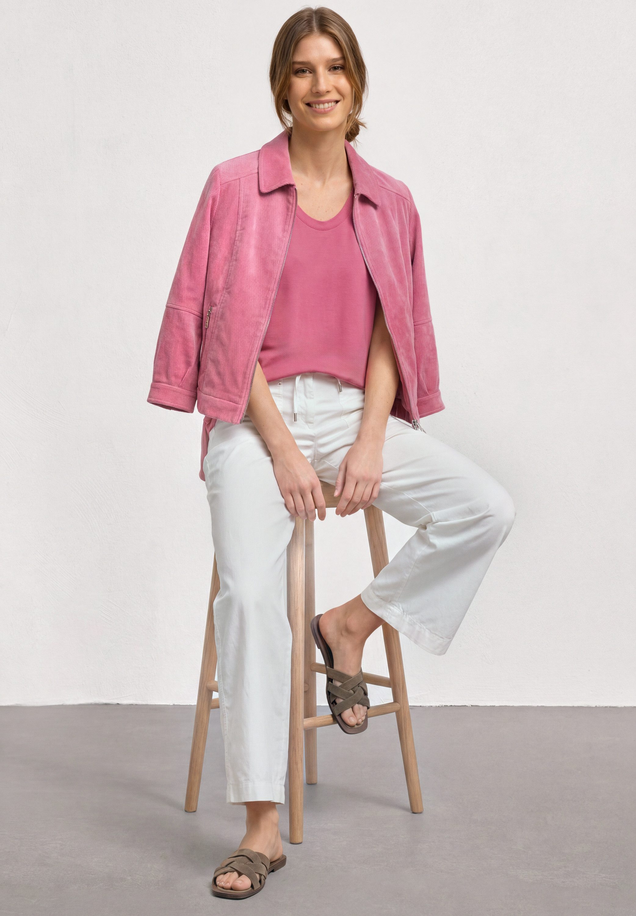 STREET ONE Shirttop Sommershirt mit Elastiksaum – Bild 4 von 5