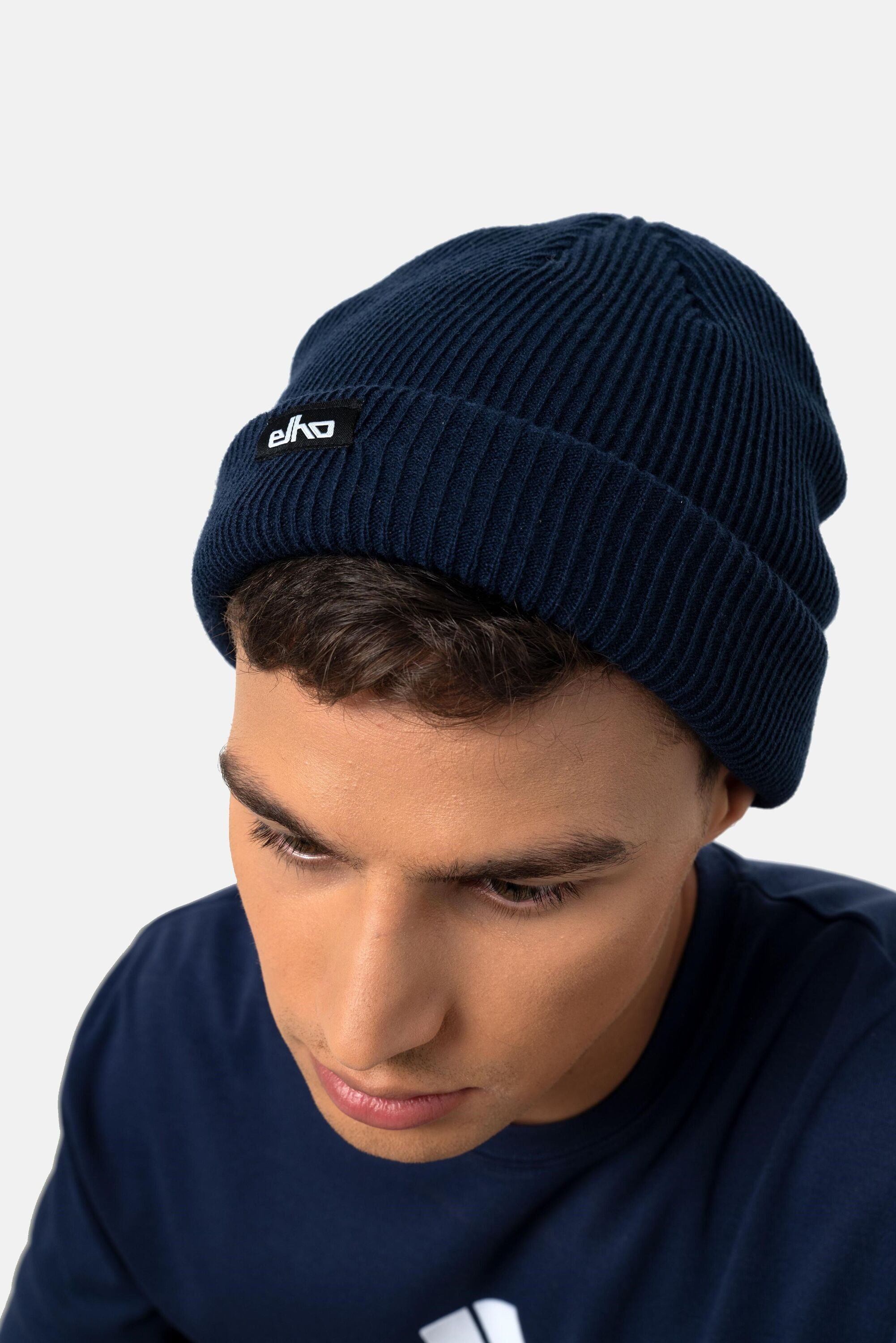 Elho Strickmütze Fisherman Beanie Linz 89 (1-St) in Ripp-Optik