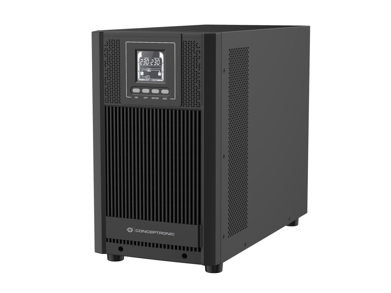 Conceptronic USV-Anlage ZEUS USV 3000VA 2700W Online UPS,IEC EPO Port