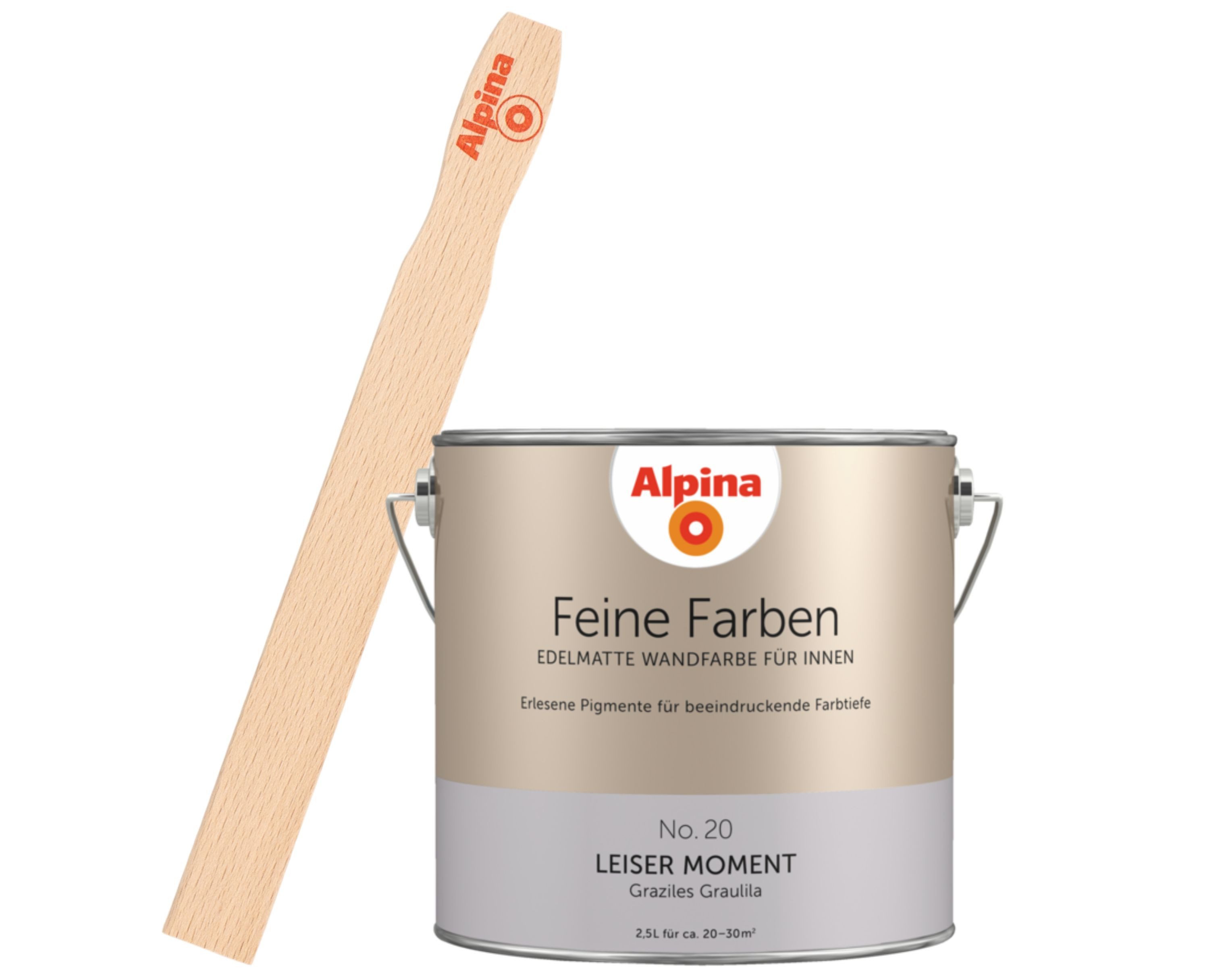Alpina Wandfarbe Alpina Feine Farben + Gratis Rührstab
