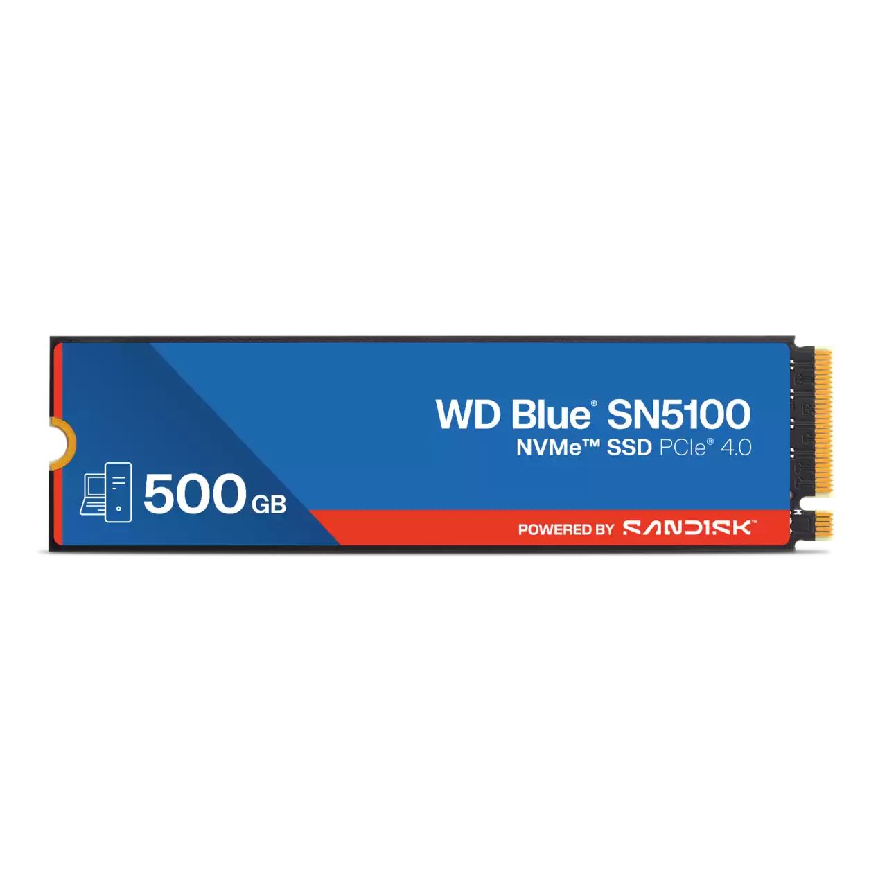 Western Digital SN5100 NVMe HDD-Festplatte, 500GB NVMe SSD mit PCIe Gen 4.0