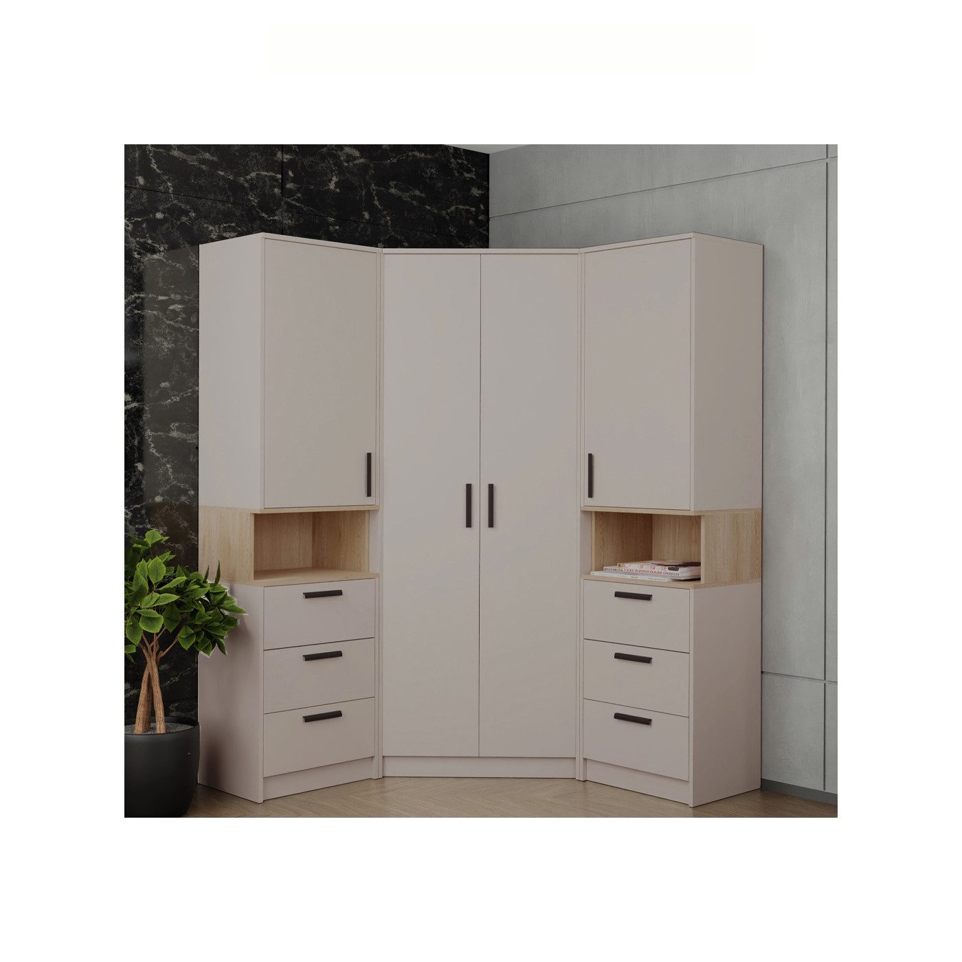 Marmex Möbel Mehrzweckschrank-Set Grant Set 17 günstig online kaufen