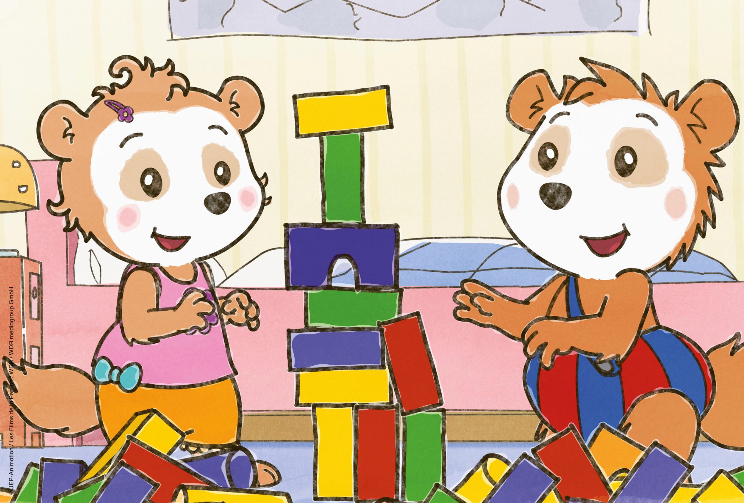 Schmidt Spiele Puzzle Bobo Siebenschläfer, Freunde und Familie, 72 Puzzlete günstig online kaufen