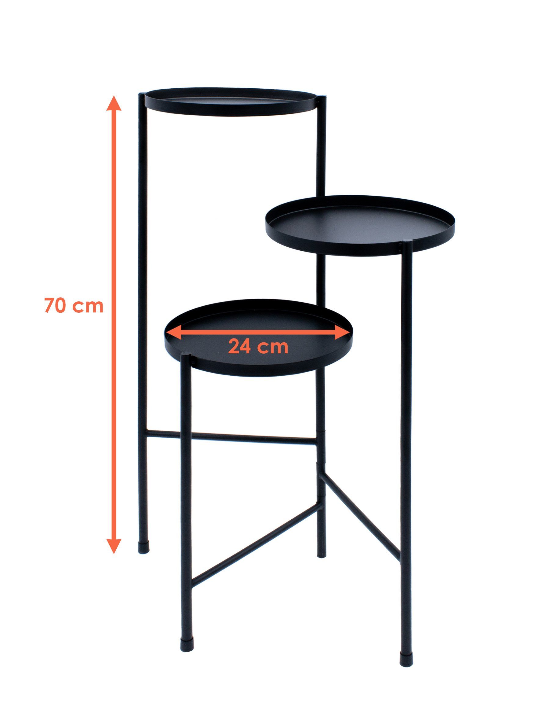 Spetebo Pflanzentreppe Metall Blumentopf Ständer mit günstig online kaufen