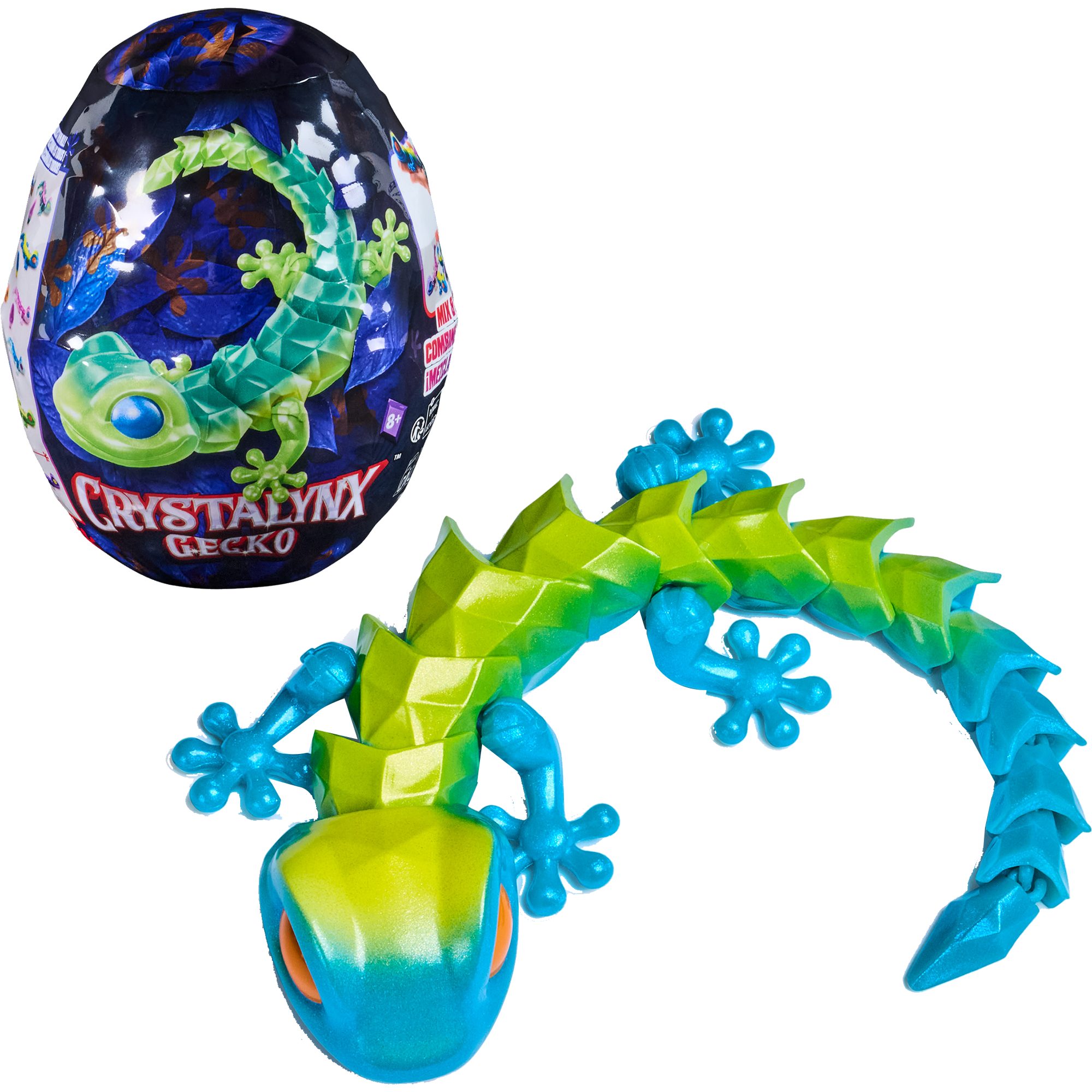 Spin Master Actionfigur Spin Master CrystaLynx Gecko, Spielfigur, (sortierter Artikel, eine