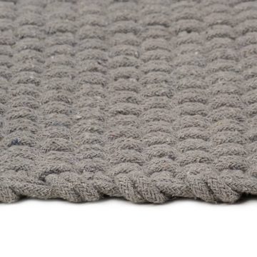 Teppich Rechteckig Grau 120x180 cm Baumwolle, furnicato, Rechteckig