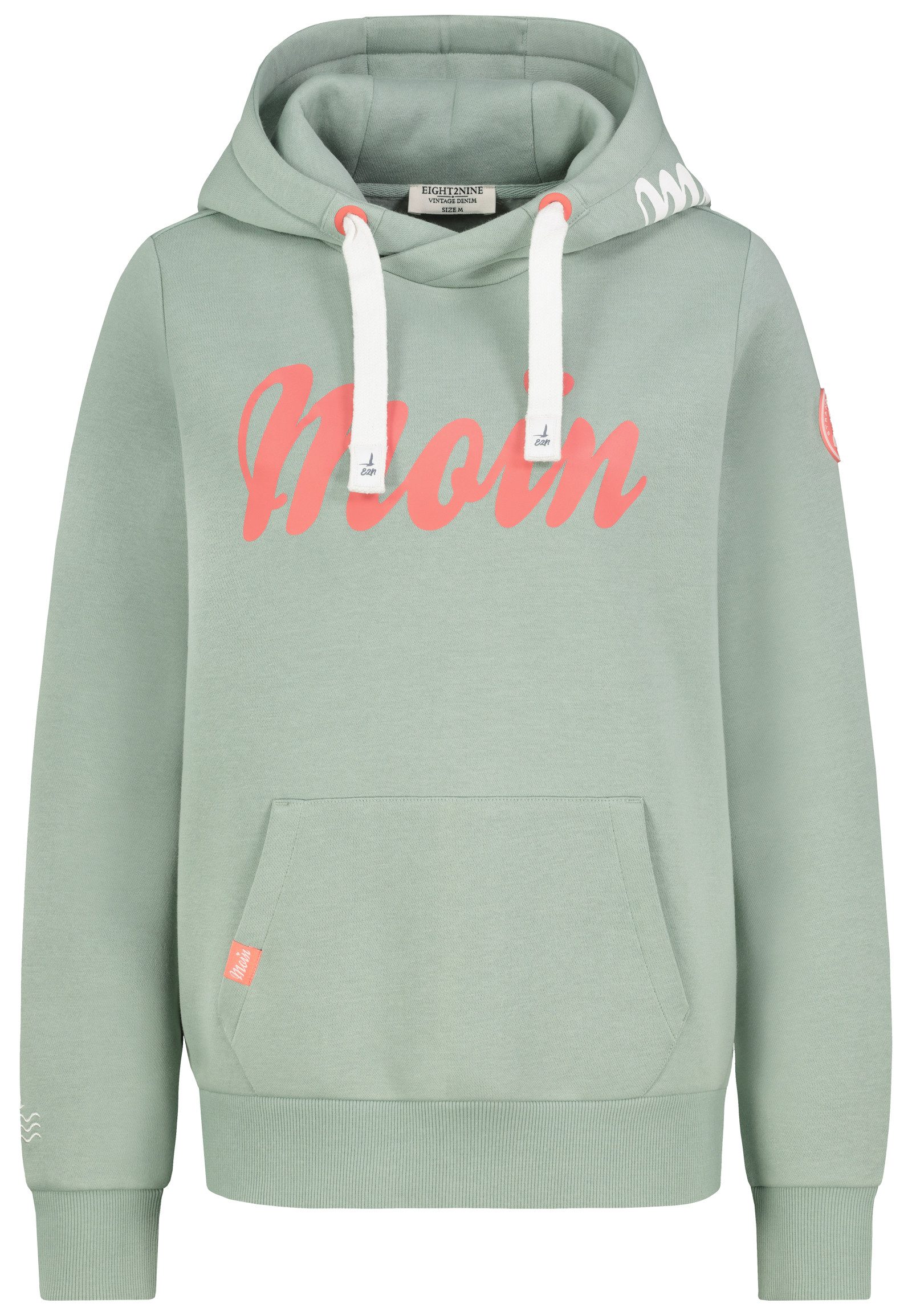 Kapuzenpullover Damen Hoodie Kapuzenpullover mit Küstenprint