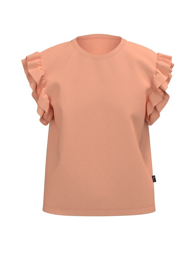 Trigema T-Shirt TRIGEMA Volant Shirt (1-tlg) – Bild 2 von 3