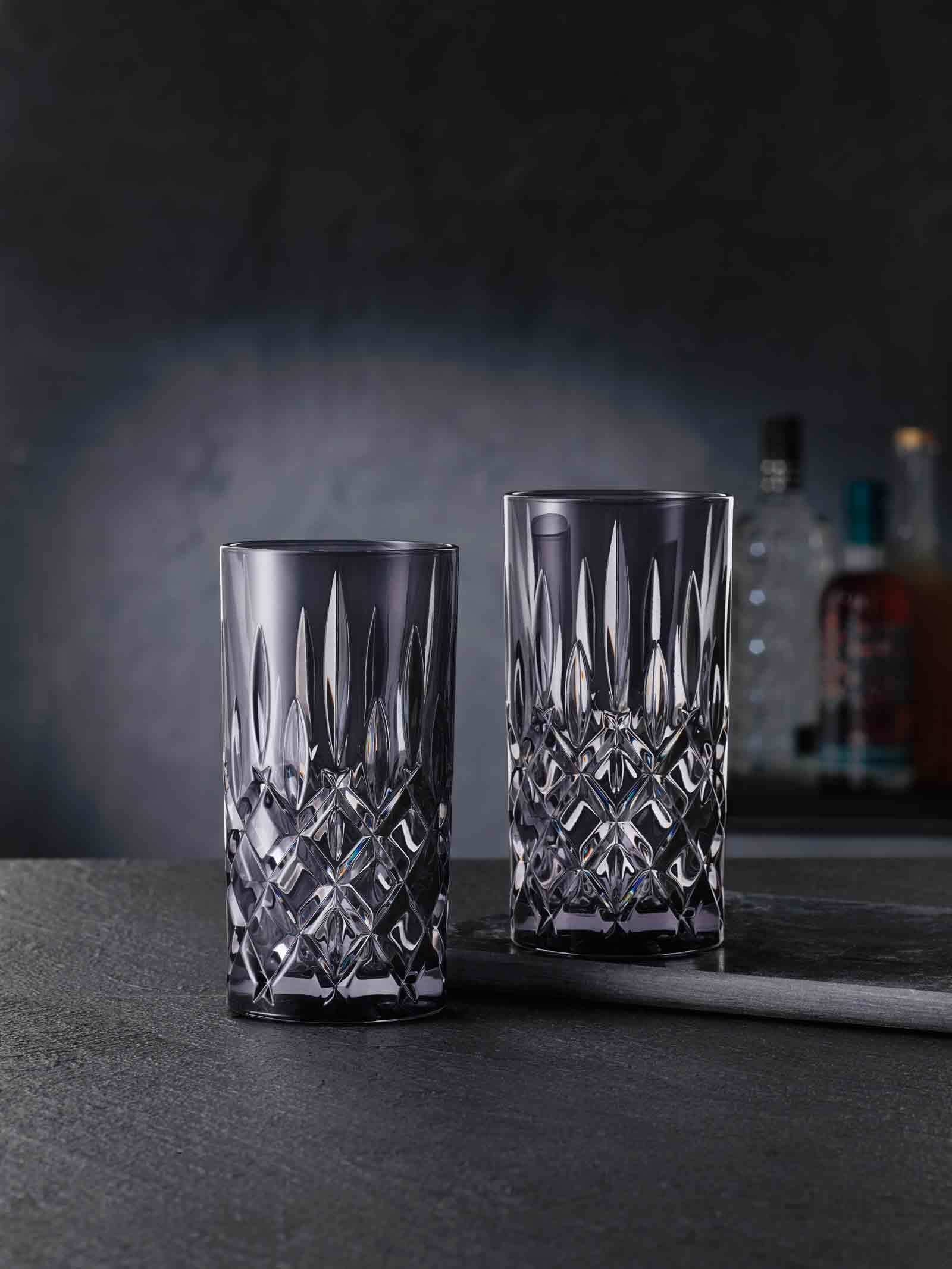 Nachtmann Longdrinkglas Noblesse Longdrinkgläser 395 ml 2er Set, 2-tlg., Glas