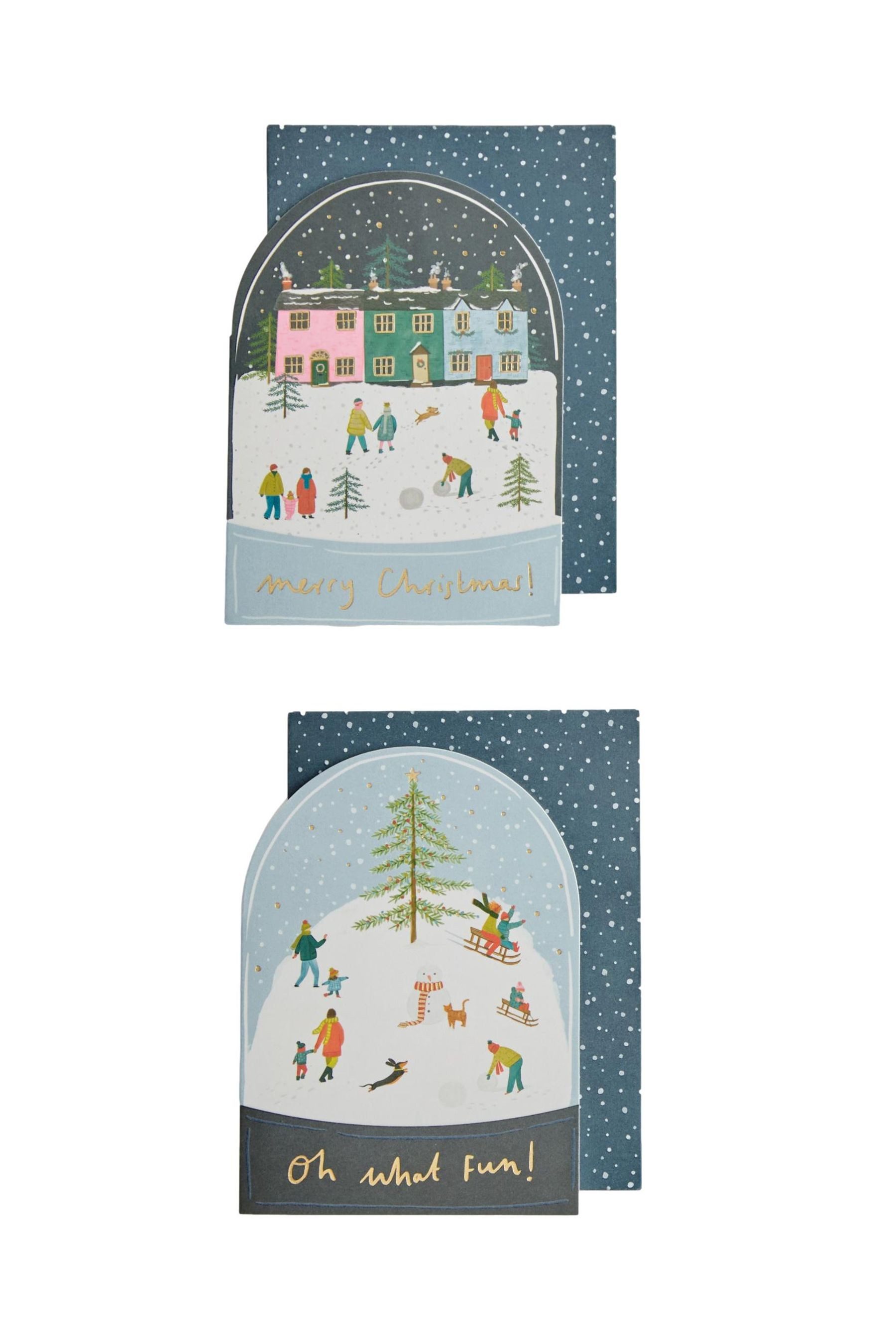 Navy Snowglobe