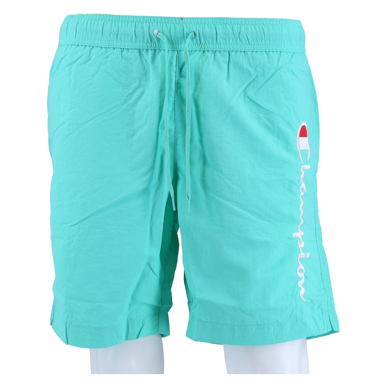 Champion Shorts Freizeithose (mit Innennetz) mit Logo-Schriftzug türkis Herren